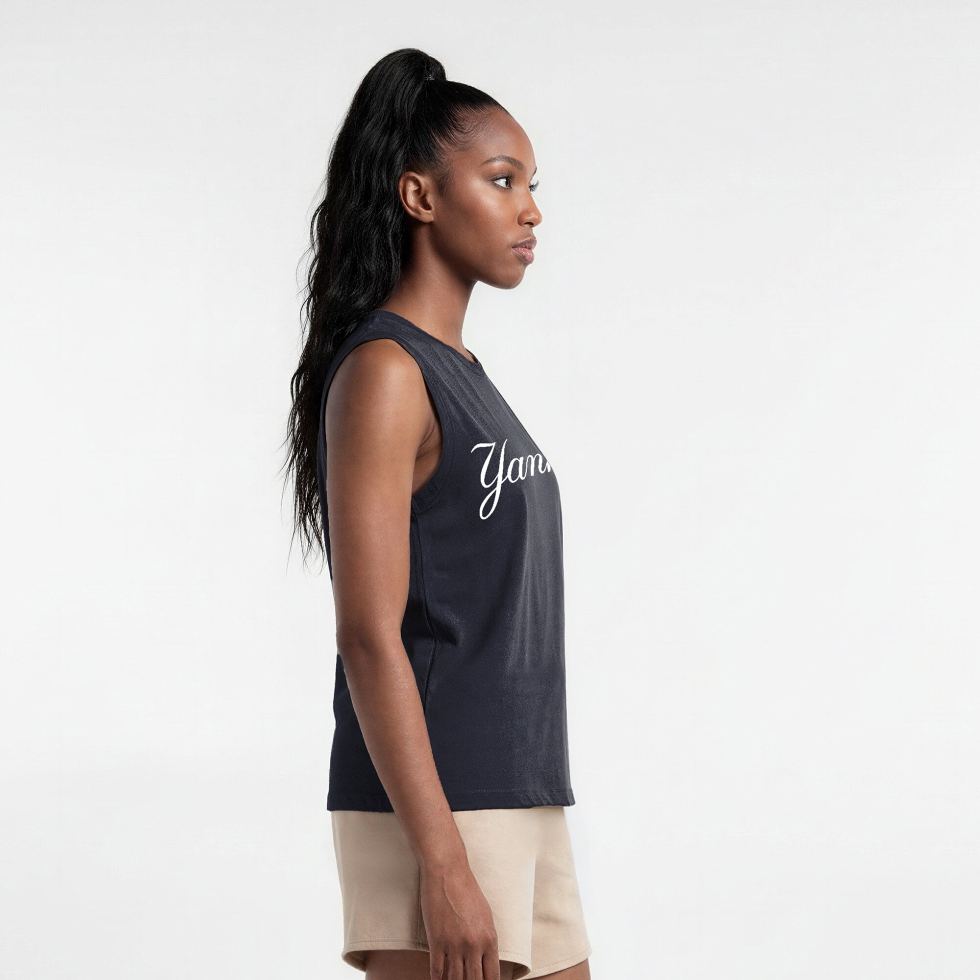 Débardeur de sport Champion pour femmes, bleu marine, New York Yankees