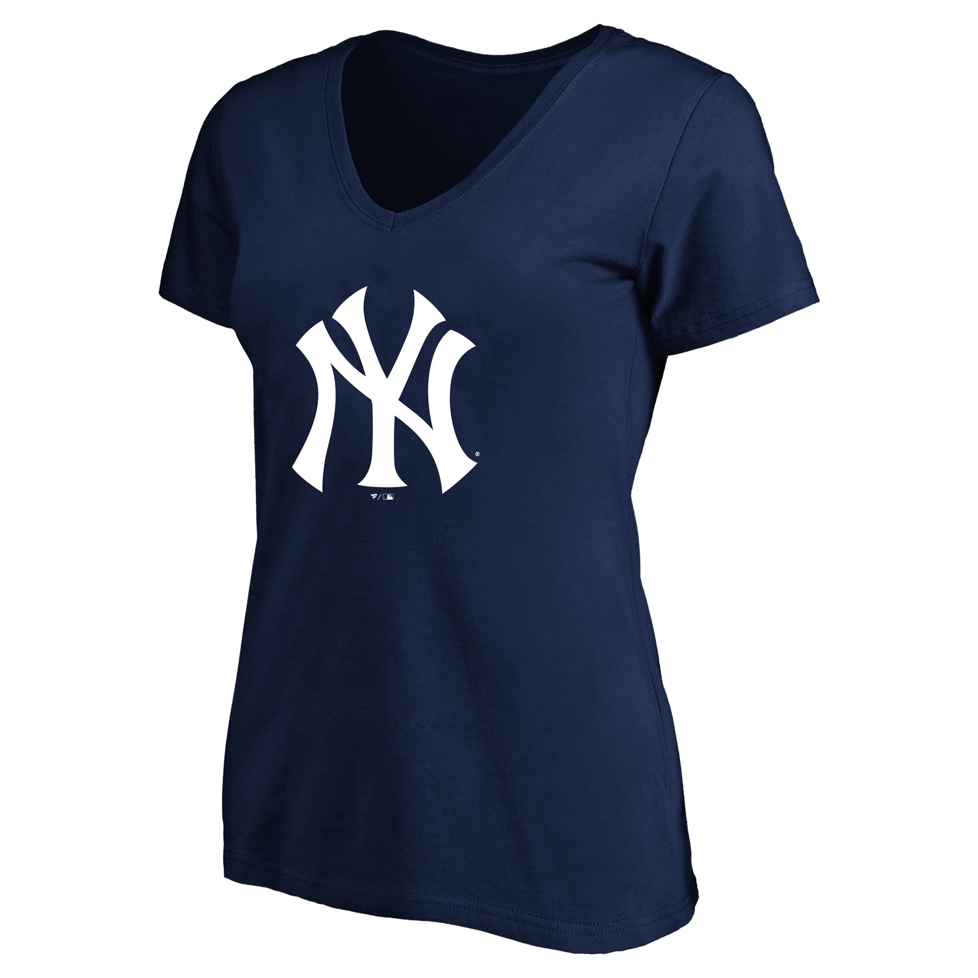 Women's Fanatics Aaron Judge Navy New York Yankees Plus Name & Number V-Neck T-Shirt