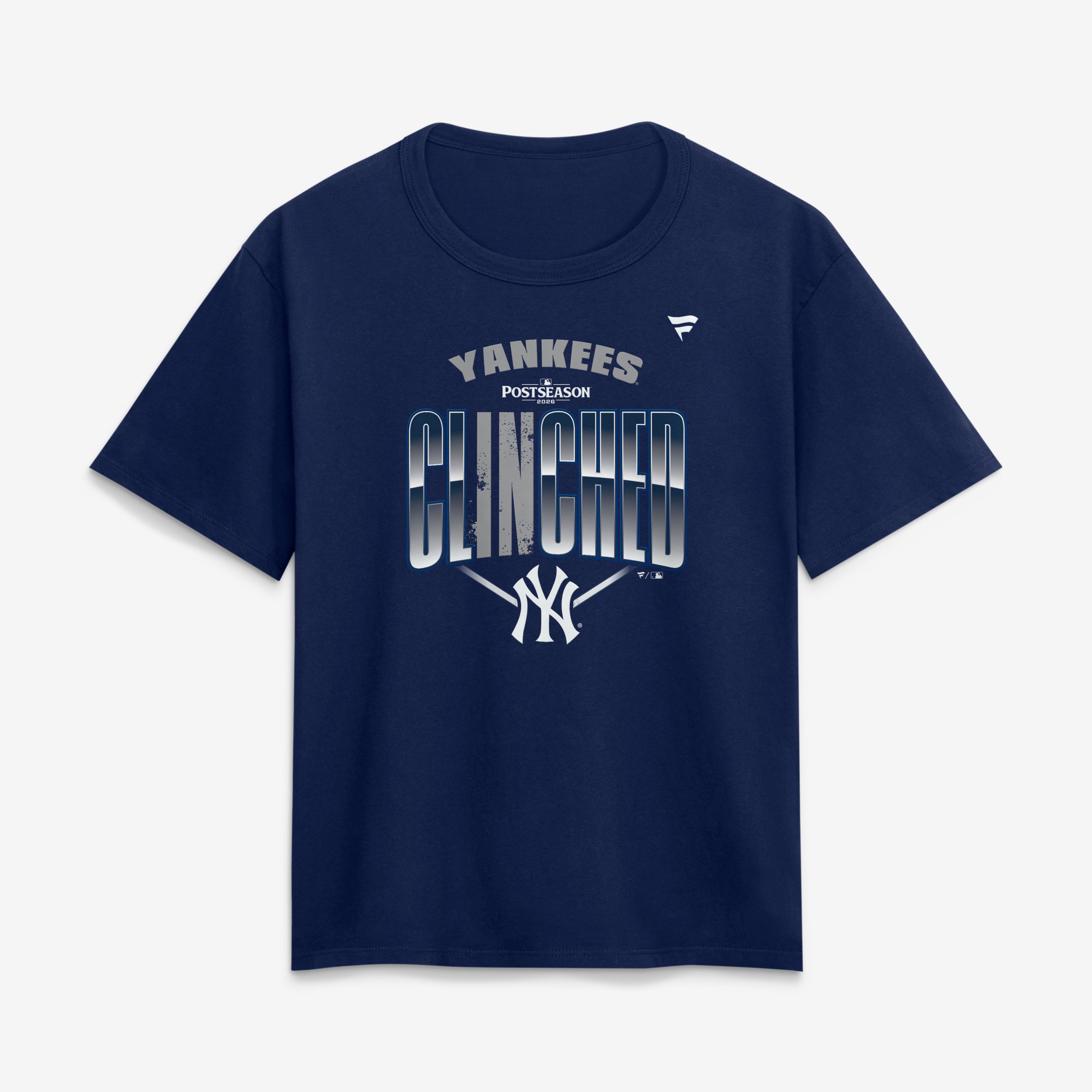 Women's Fanatics Navy New York Yankees 2026 MLB Postseason Locker Room T-Shirt