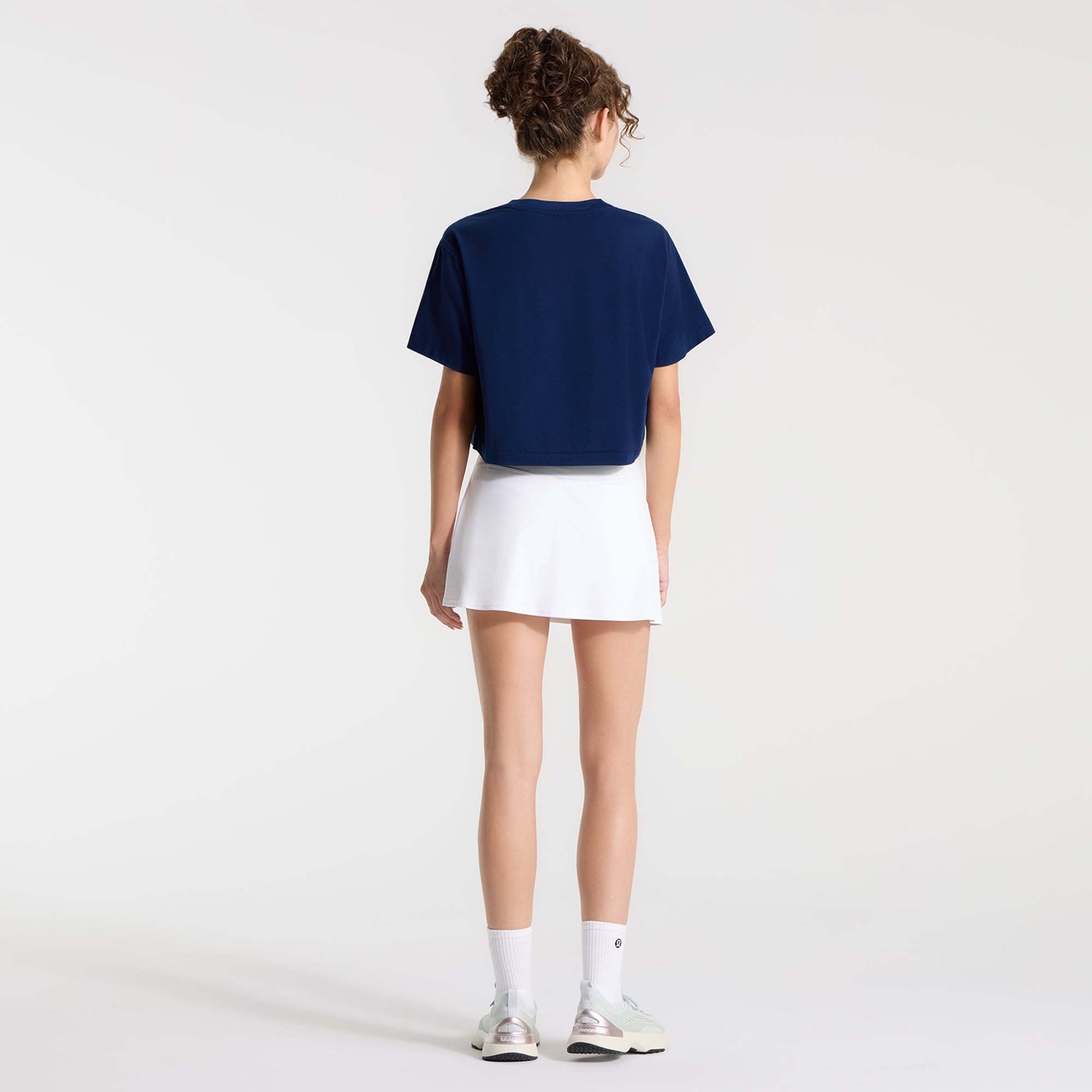 T-shirt en coton biologique lululemon Midnight Shadow New York Yankees All Yours pour femme