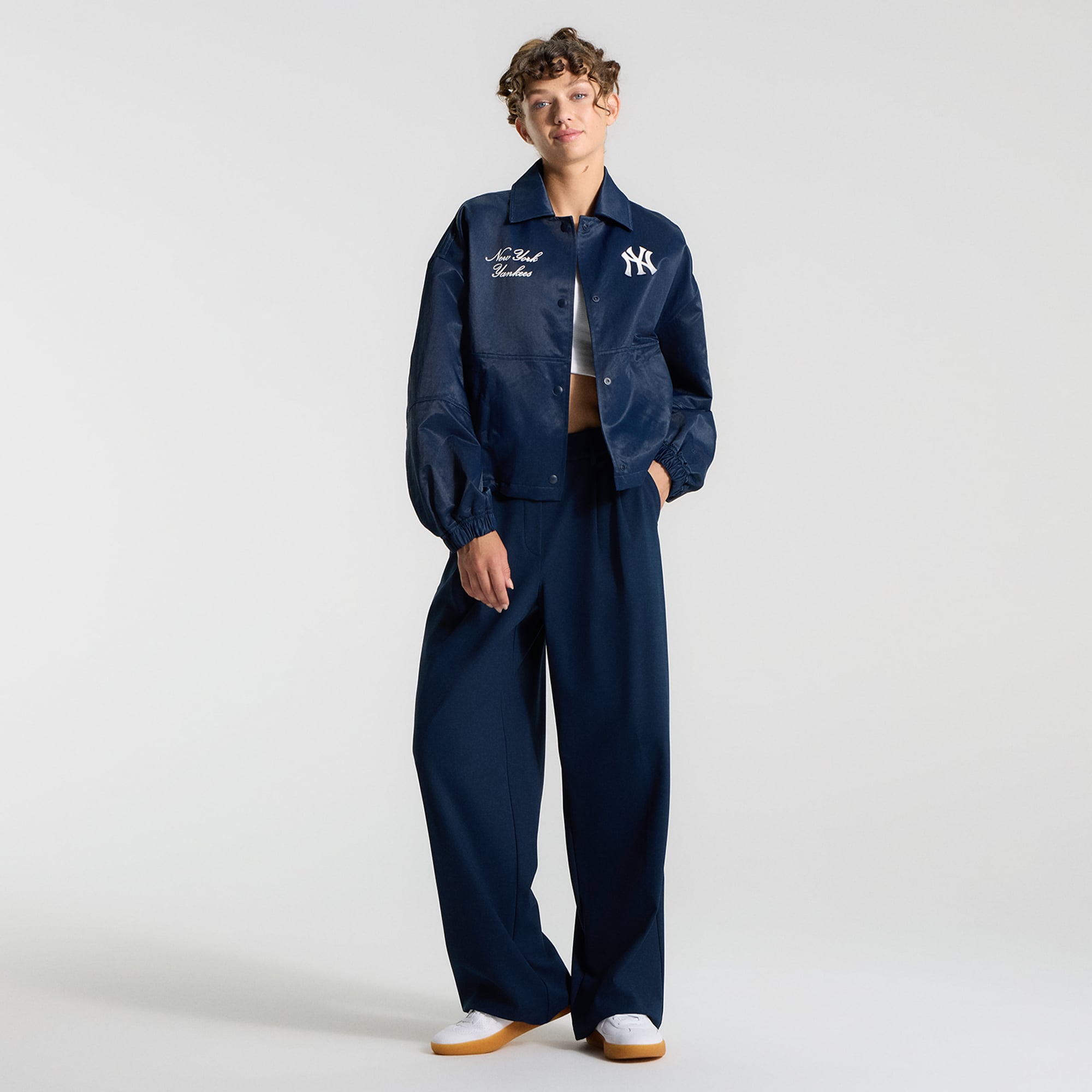 Women's lululemon True Navy New York Yankees Coaches Jacket