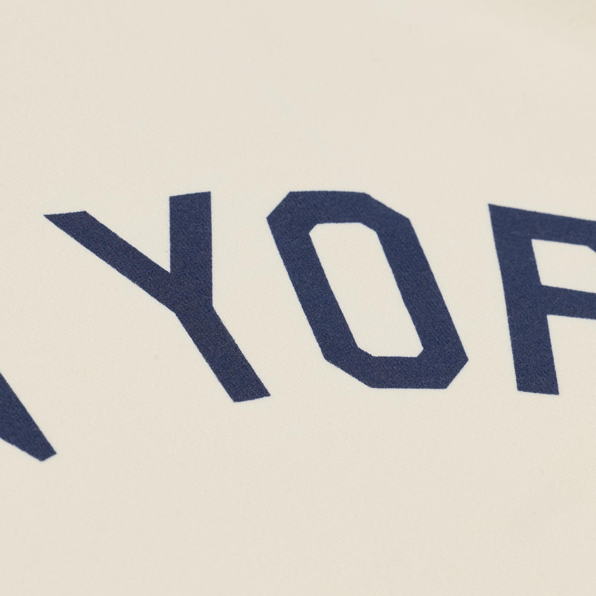 Women's Mitchell & Ness Cream New York Yankees Name Number Pullover