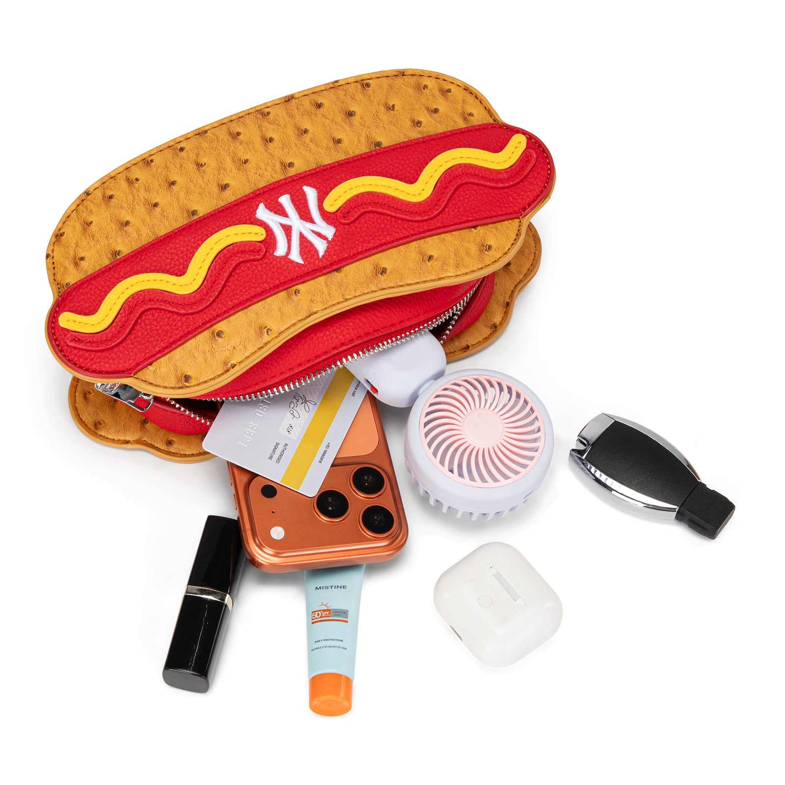 Sac à hot-dog Montana West New York Yankees pour femmes