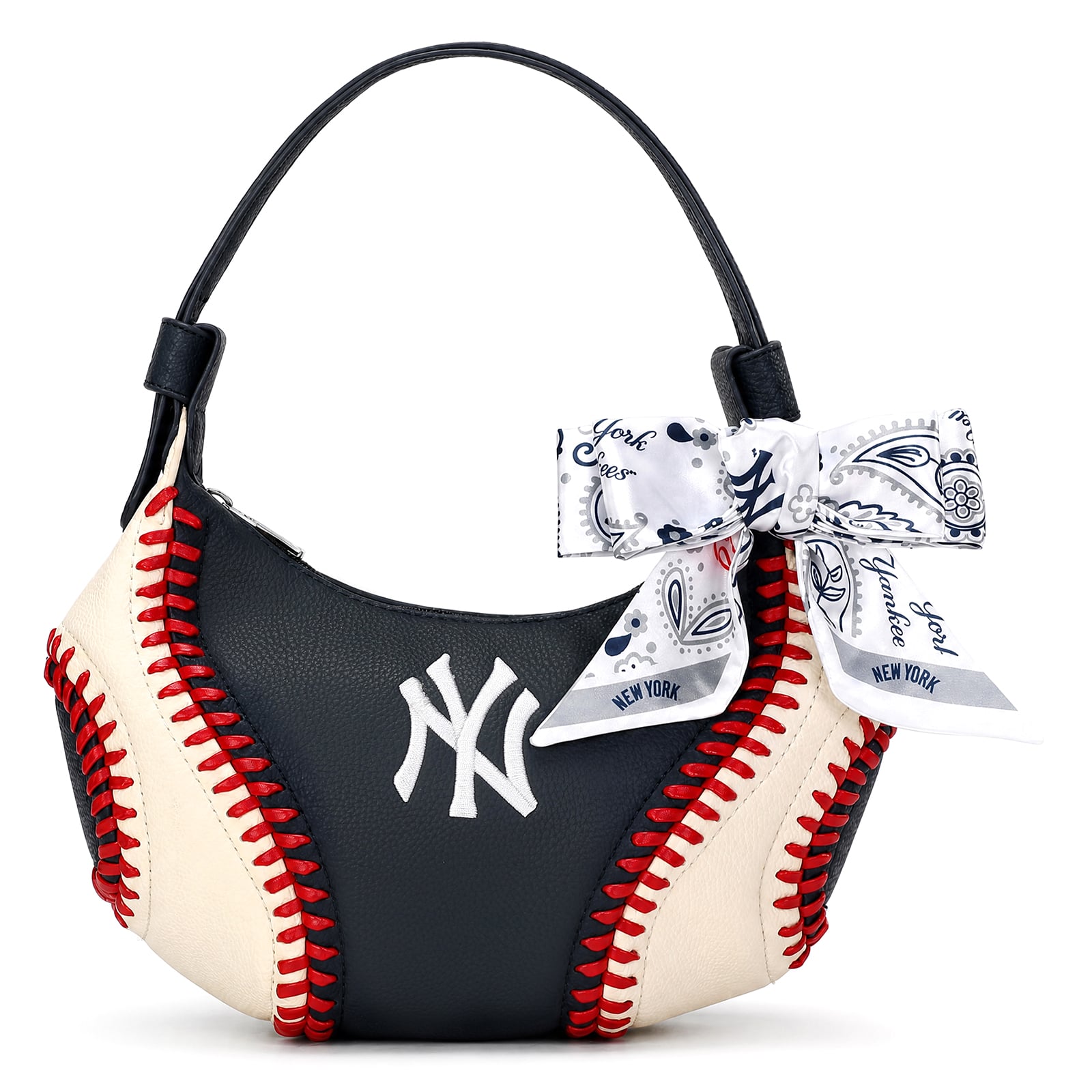 Bandana/foulard/sac/écharpe Montana West blanc New York Yankees pour femme
