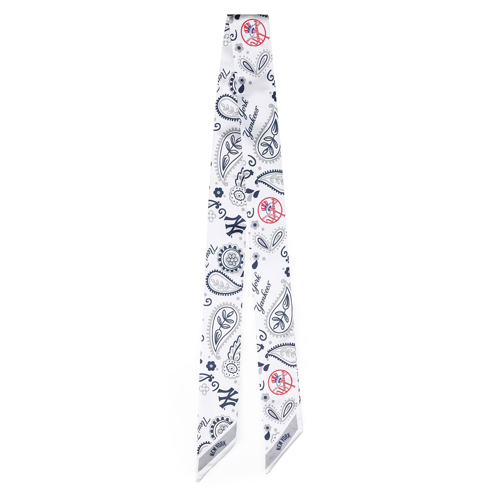 Bandana/foulard/sac/écharpe Montana West blanc New York Yankees pour femme