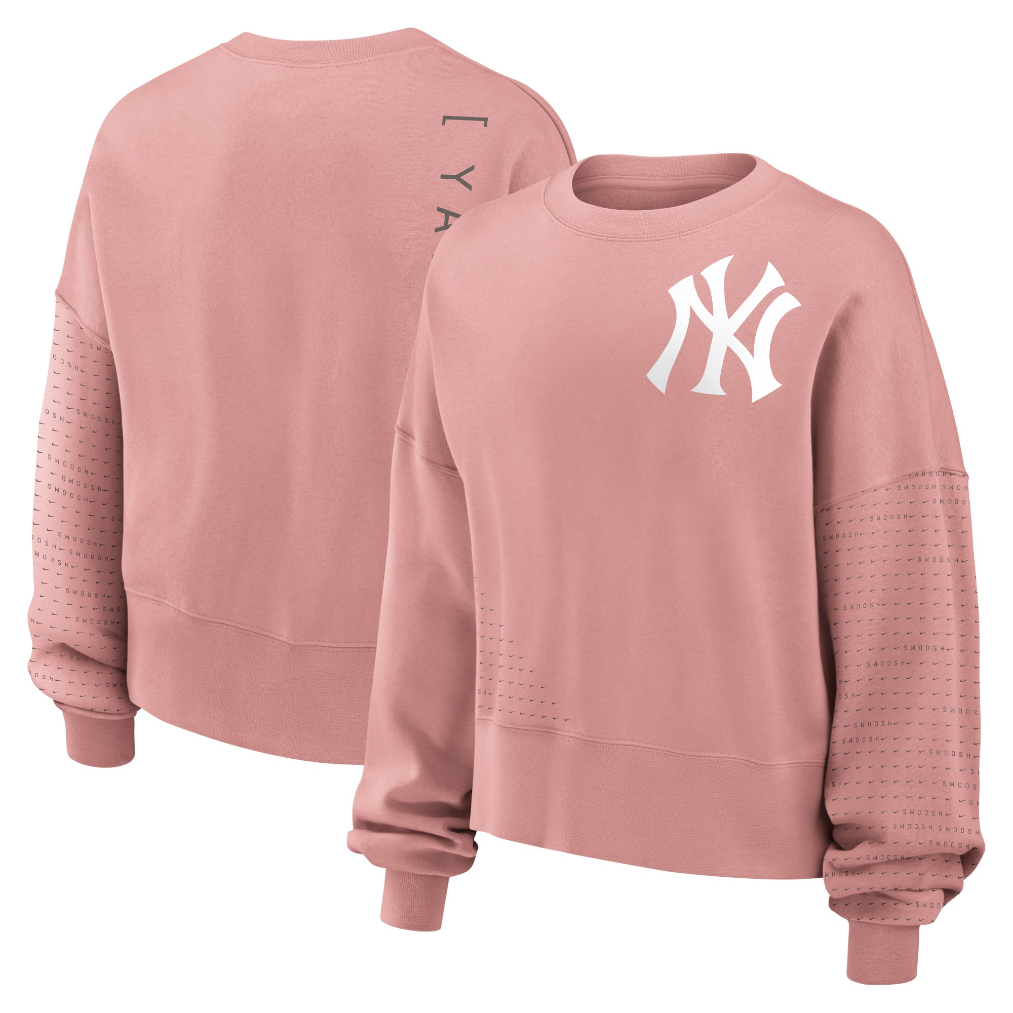 Sweat-shirt oversize rose Nike New York Yankees pour femme