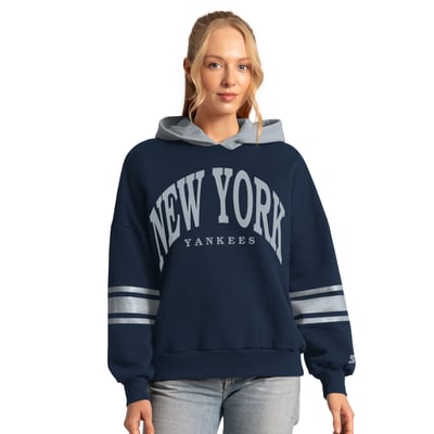  New York Yankees Starter Women's Best Coach Hoodie - Navy