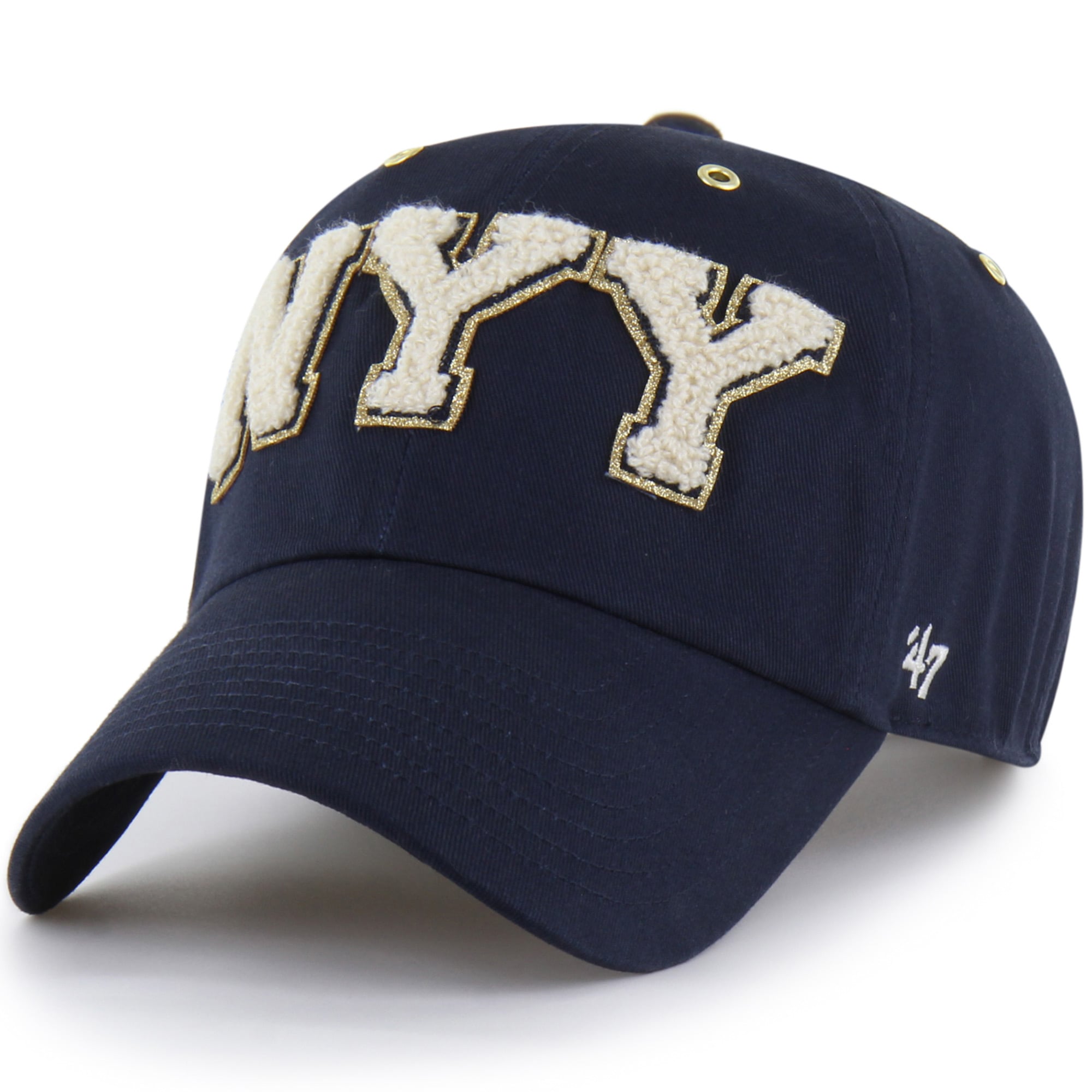 Women's Stoney Clover Lane x '47 Navy New York Yankees Acro Charm Clean Up Adjustable Hat