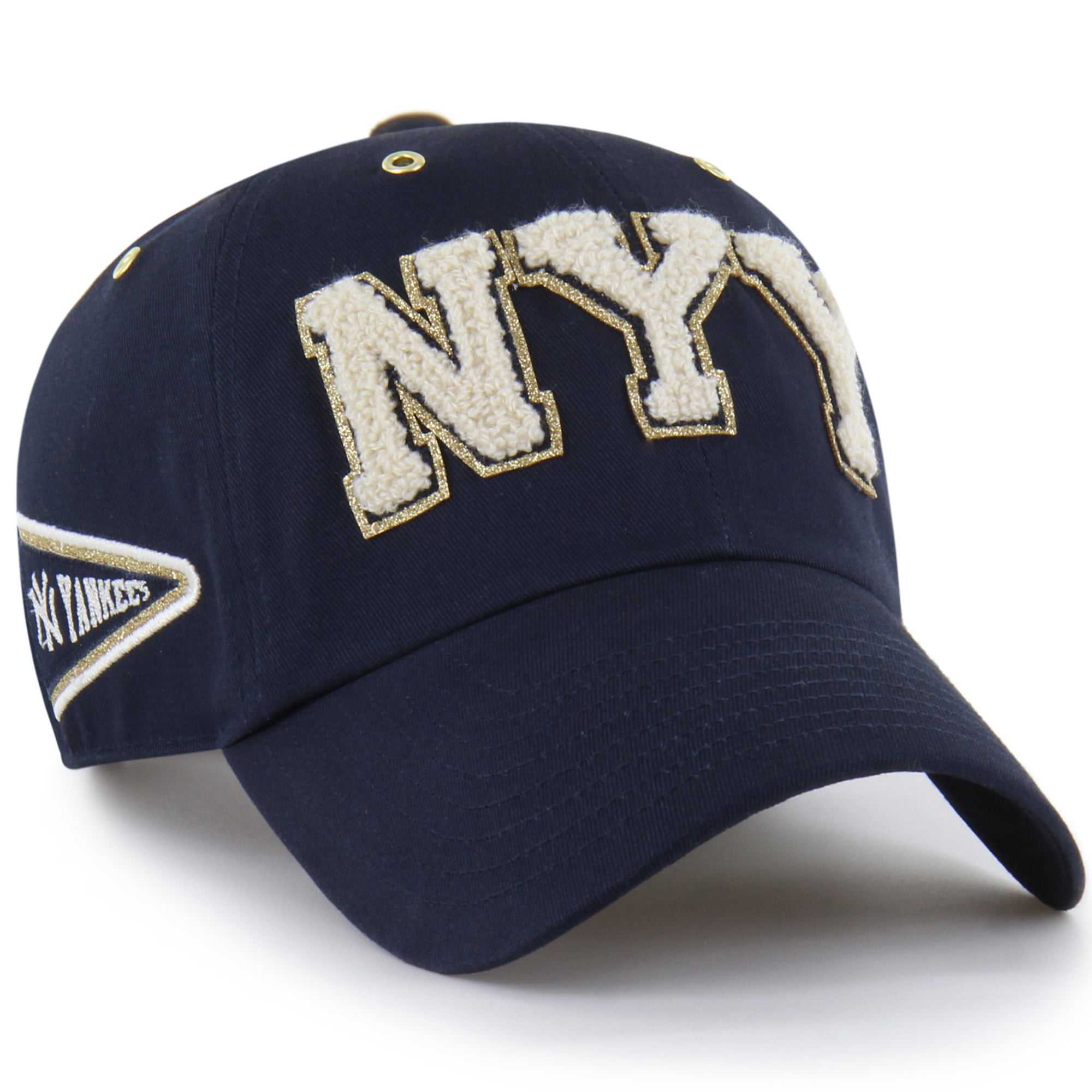Women's Stoney Clover Lane x '47 Navy New York Yankees Acro Charm Clean Up Adjustable Hat