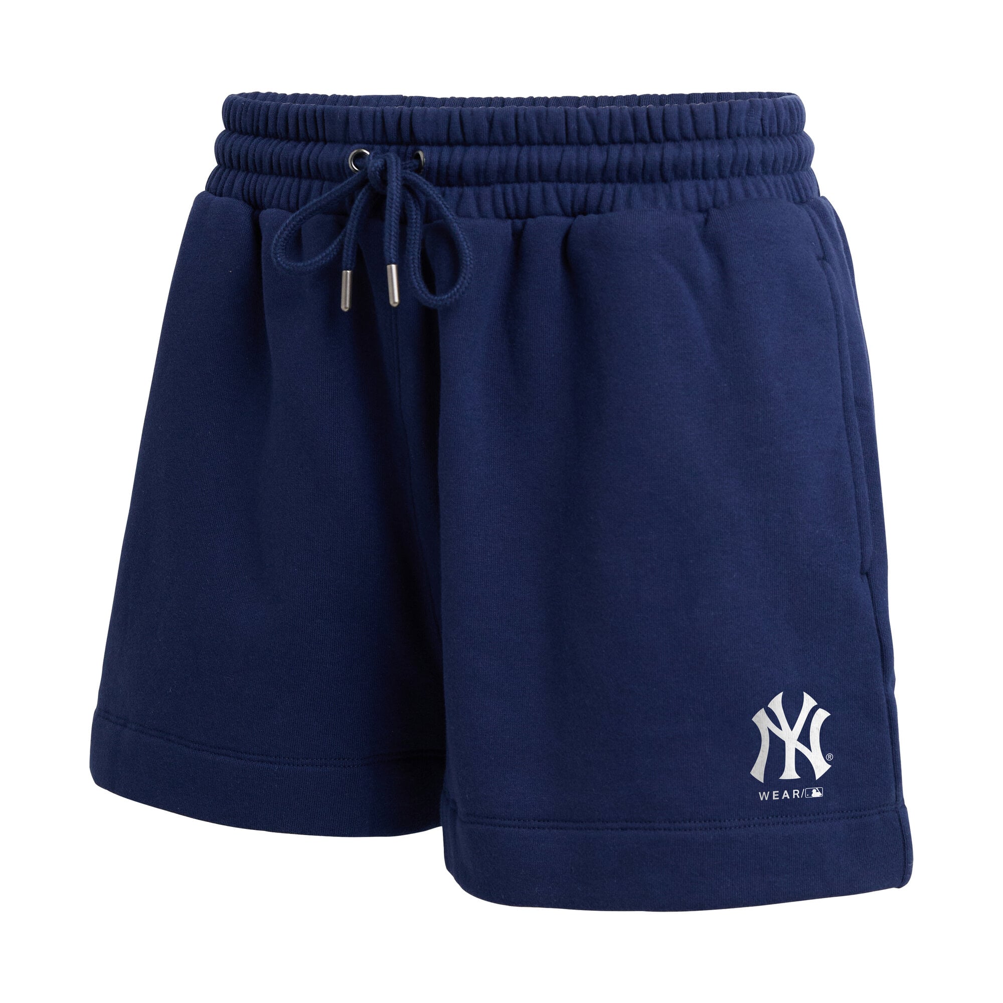 Women's WEAR by Erin Andrews Navy New York Yankees Fleece V-Neck Set