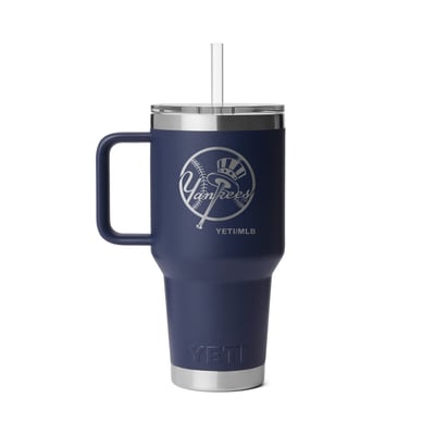 New York Yankees YETI 35oz. Rambler 2.0 Straw Mug