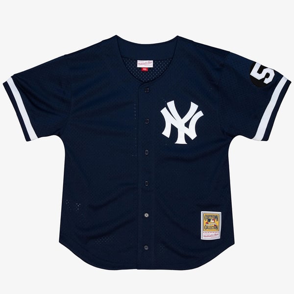 Yogi Berra New York Yankees 1999 Navy Authentic Batting Practice 