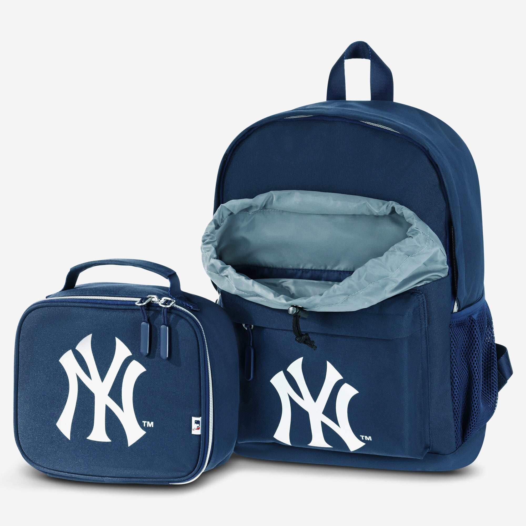 Ensemble sac à dos et sac à lunch Bonderkage bleu marine des Yankees de New York pour jeunes