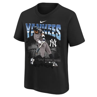 Aaron Judge New York Yankees Nike Youth Oversized Player T-Shirt - Black