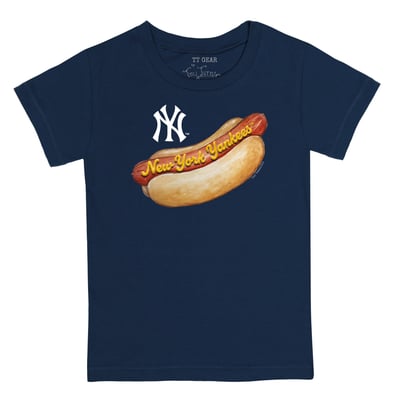 New York Yankees Tiny Turnip Youth Hot Dog T-Shirt - Navy