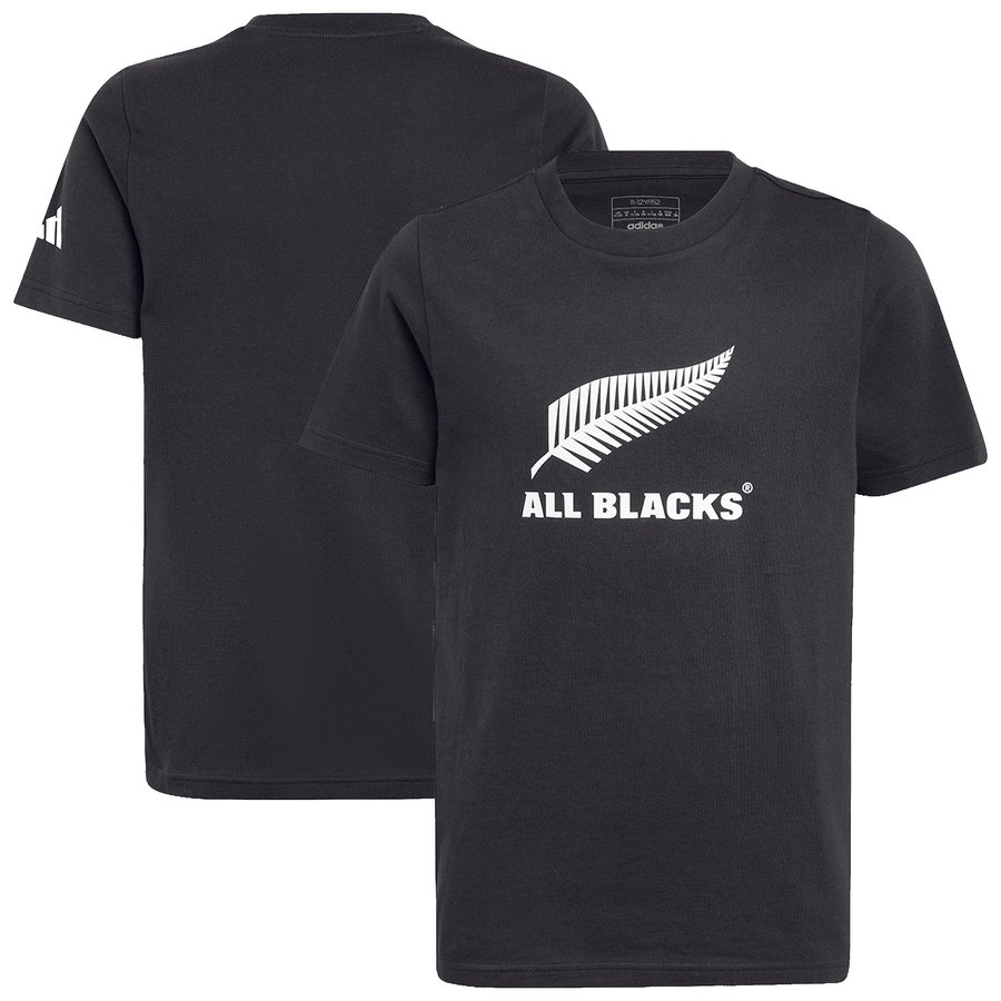 オールブラックス アディダス ロゴ Tシャツ - ユース