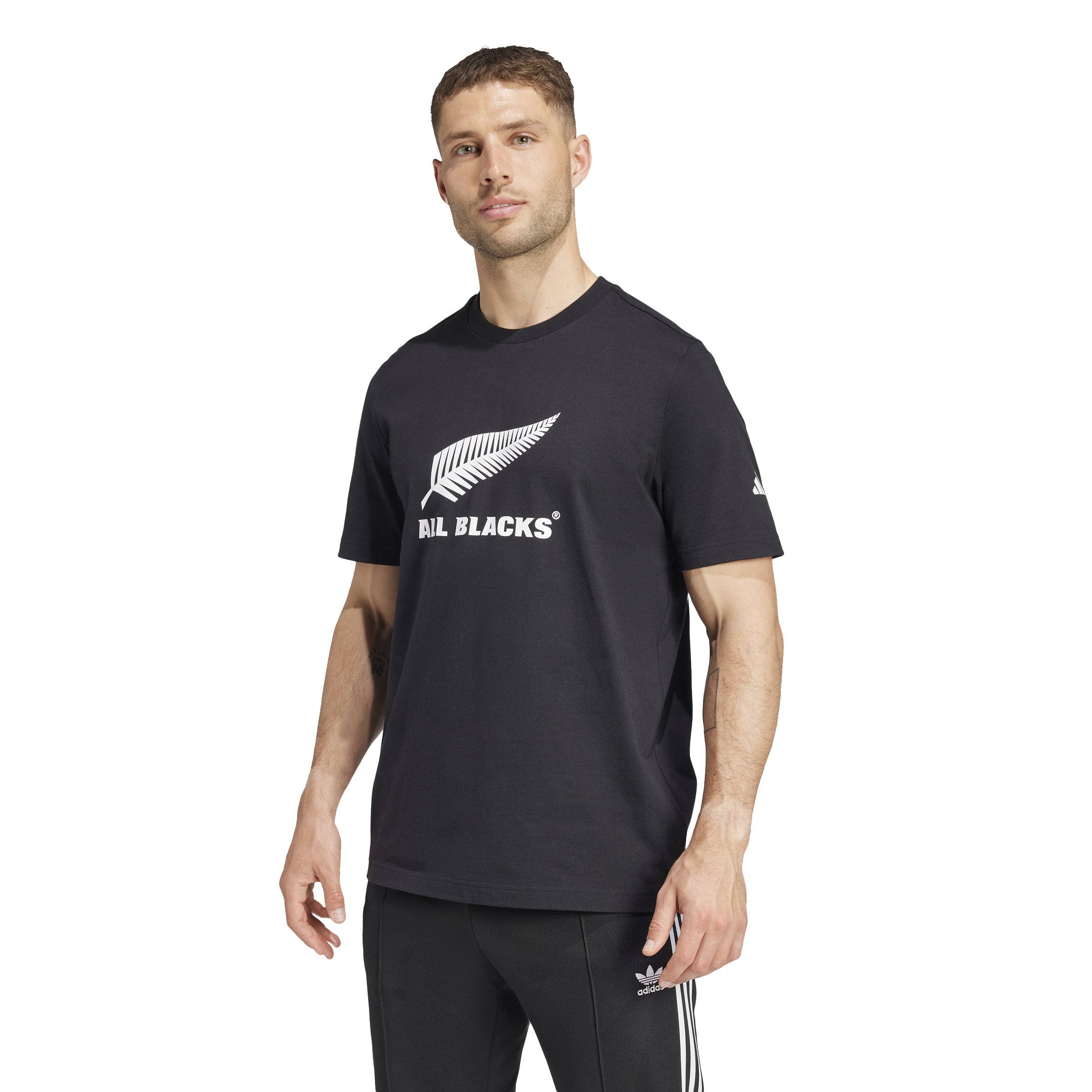オールブラックス アディダス ロゴ Tシャツ