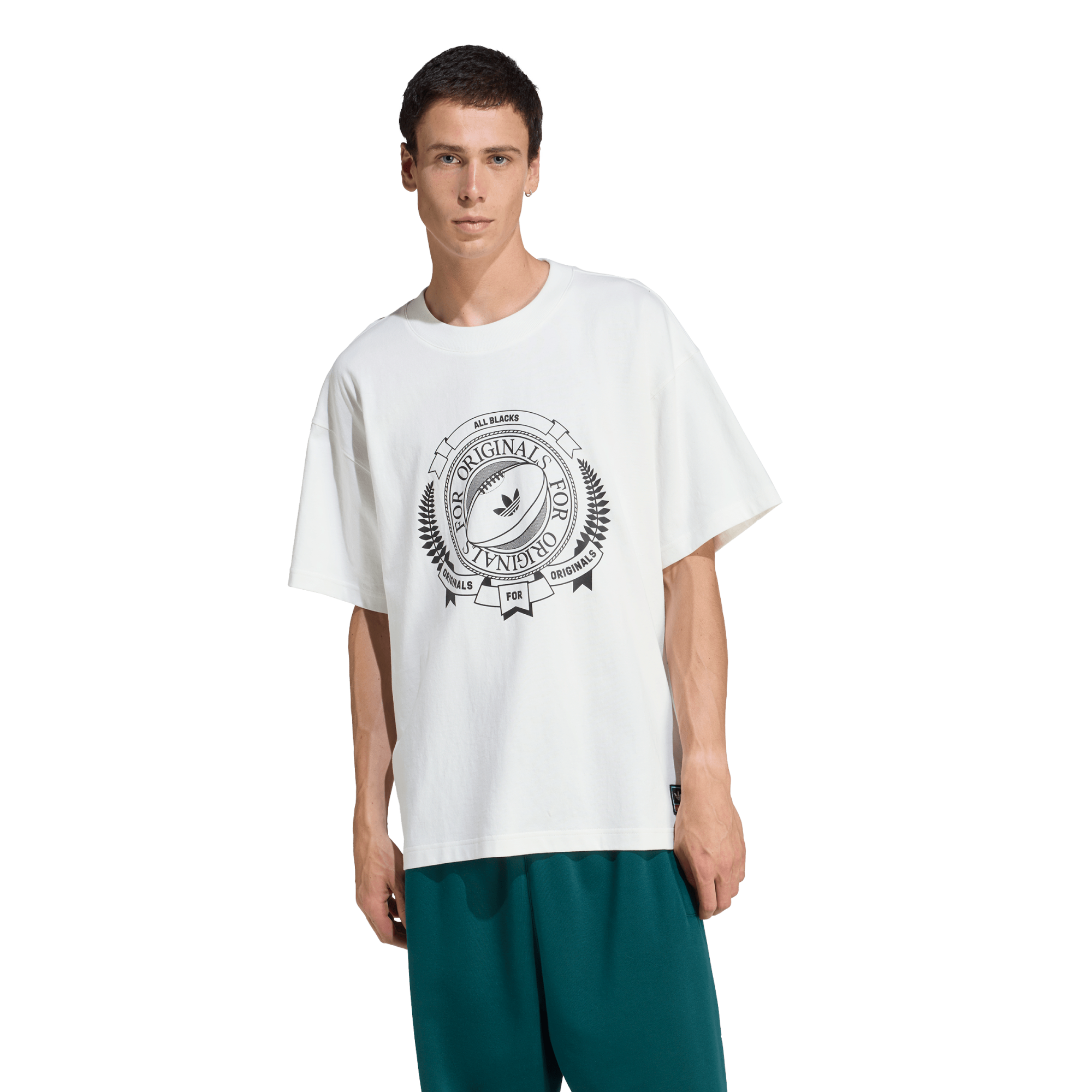 オールブラックス アディダス オリジナルス グラフィックTシャツ 