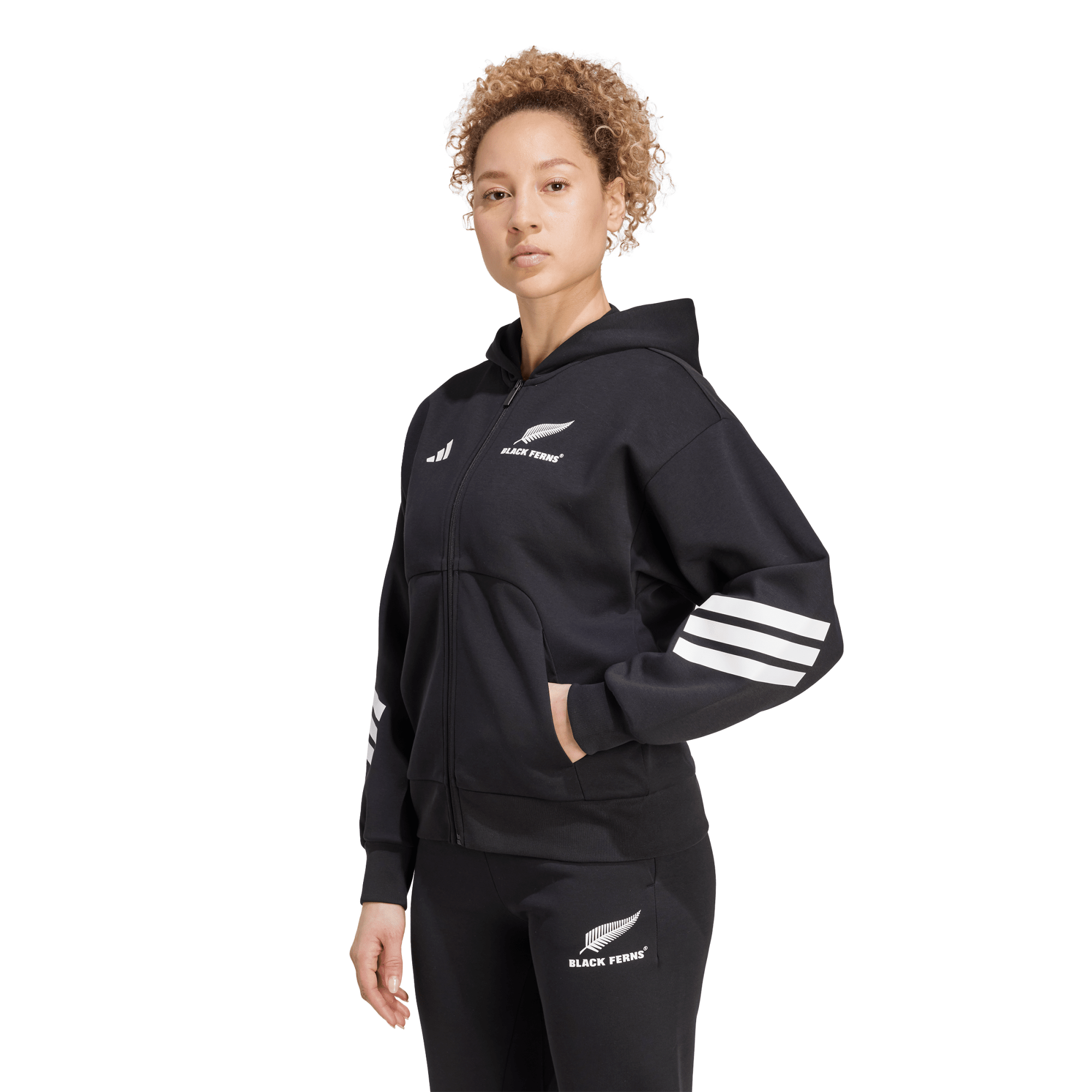 希少!!】adidas ブラック フルジップ パーカー - レディース ADILENIUM 