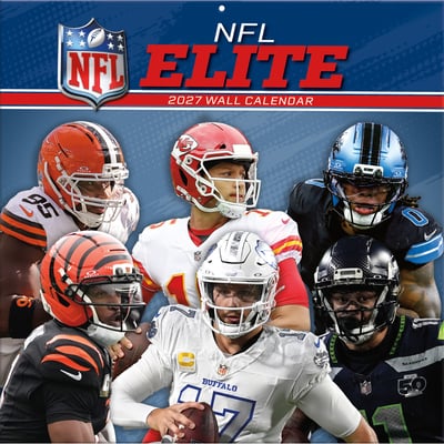 NFL 12" x 12" 2027 Wall Calendar
