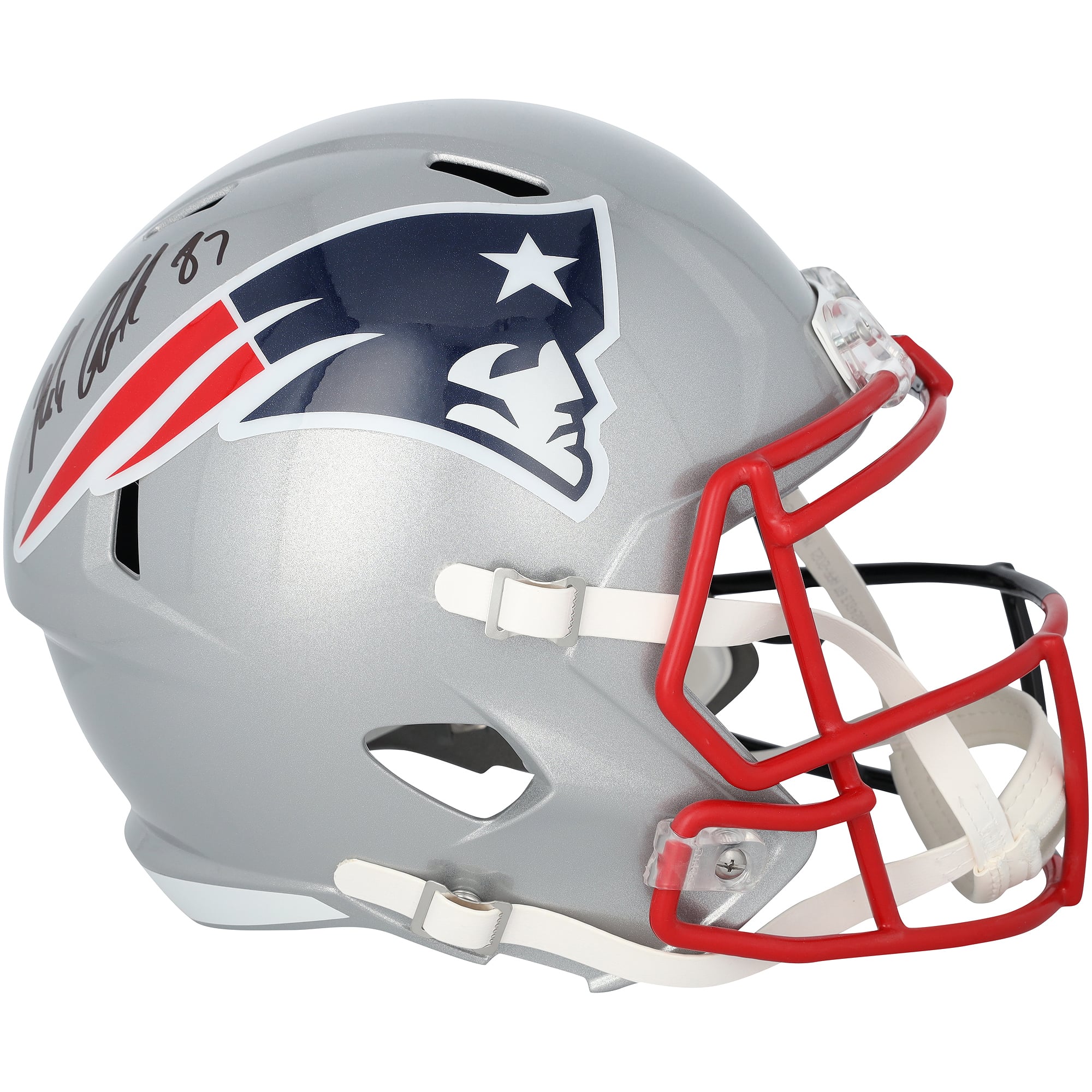 Rob Gronkowski Autographed Riddell Speed Replica Helmet