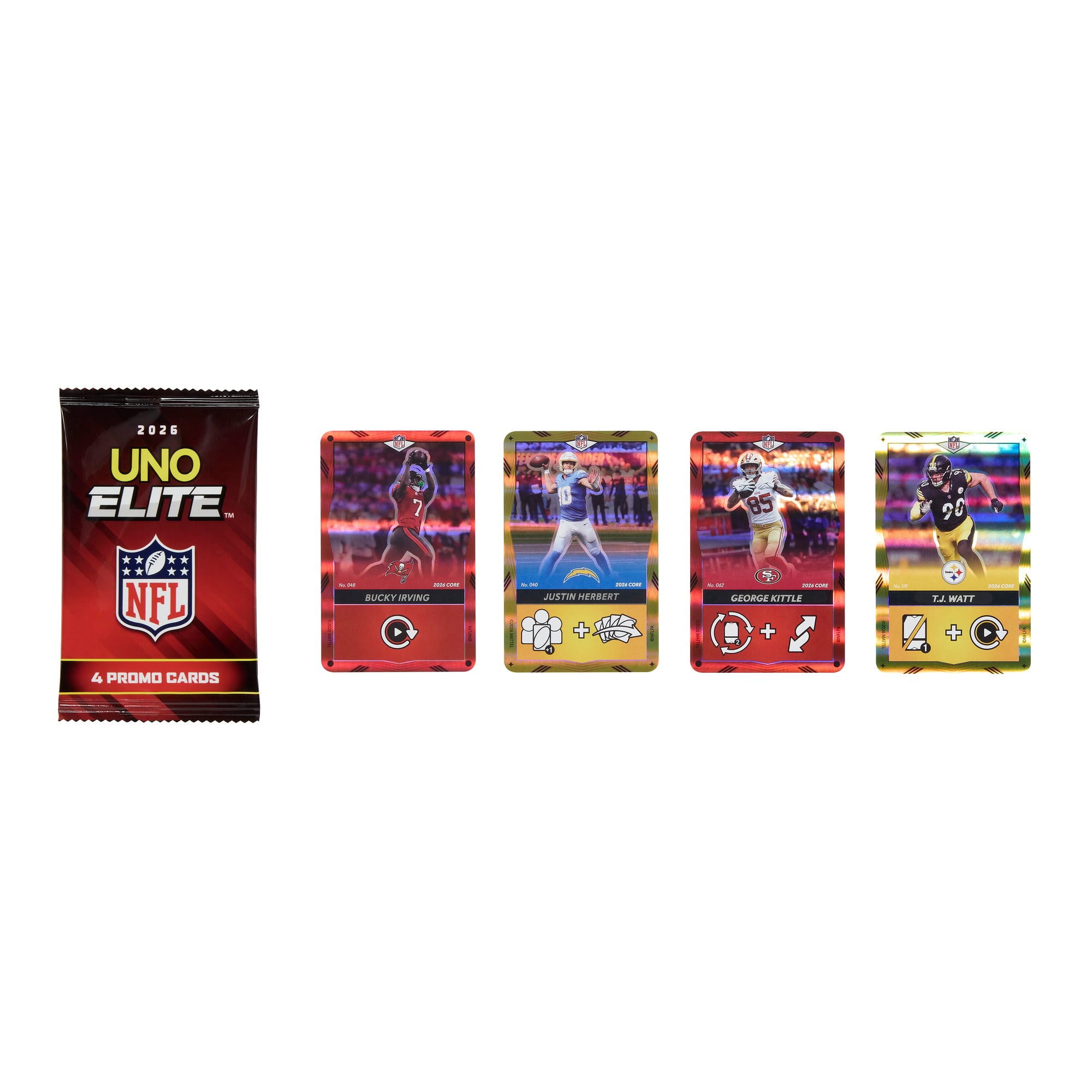 Uno  NFL Multi-Team Elite 2026 Core Edition Starter Pack and Booster Set