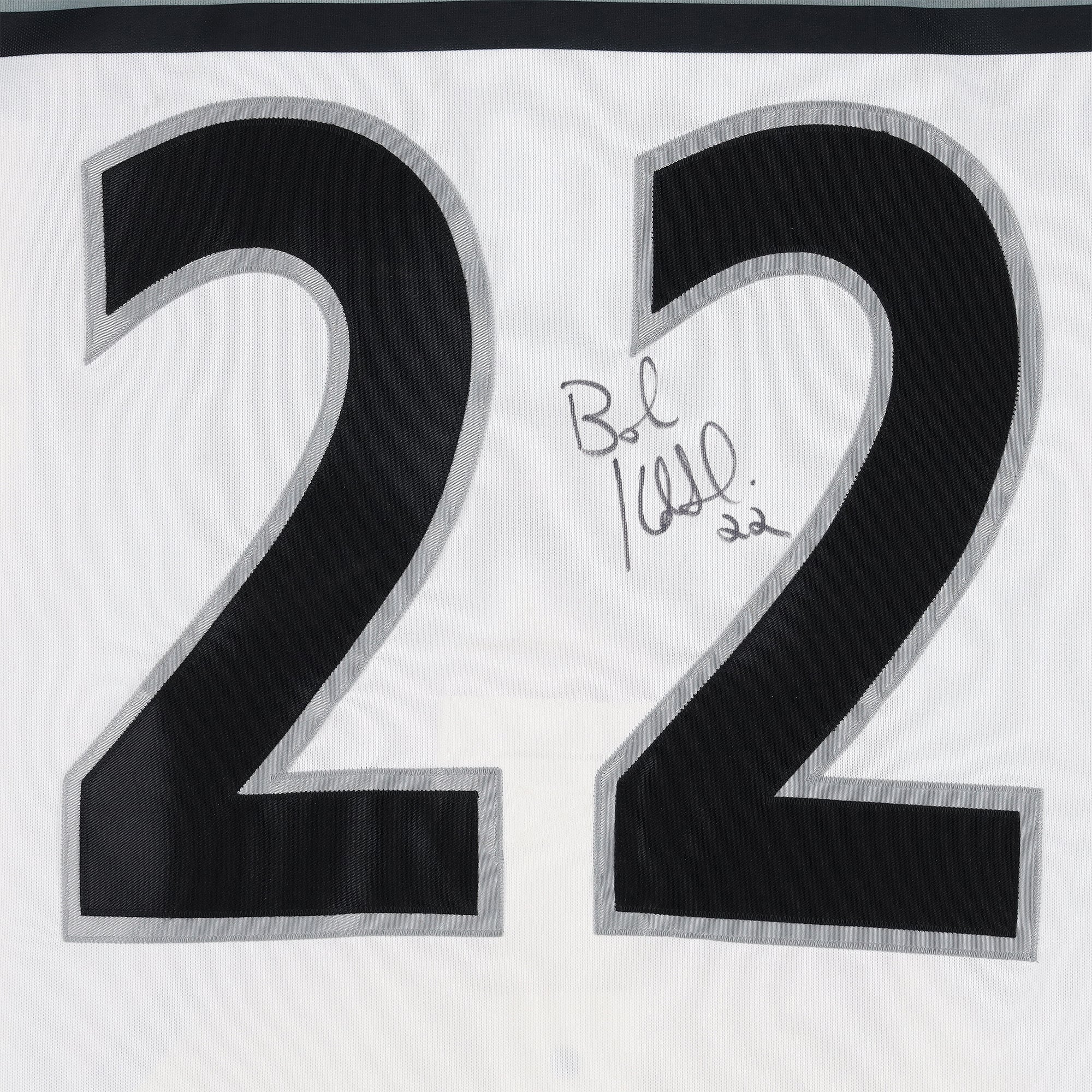 Bob Kudelski Eastern Conference Autographed Game-Used #22 White Jersey from the 1994 NHL All-Star Game