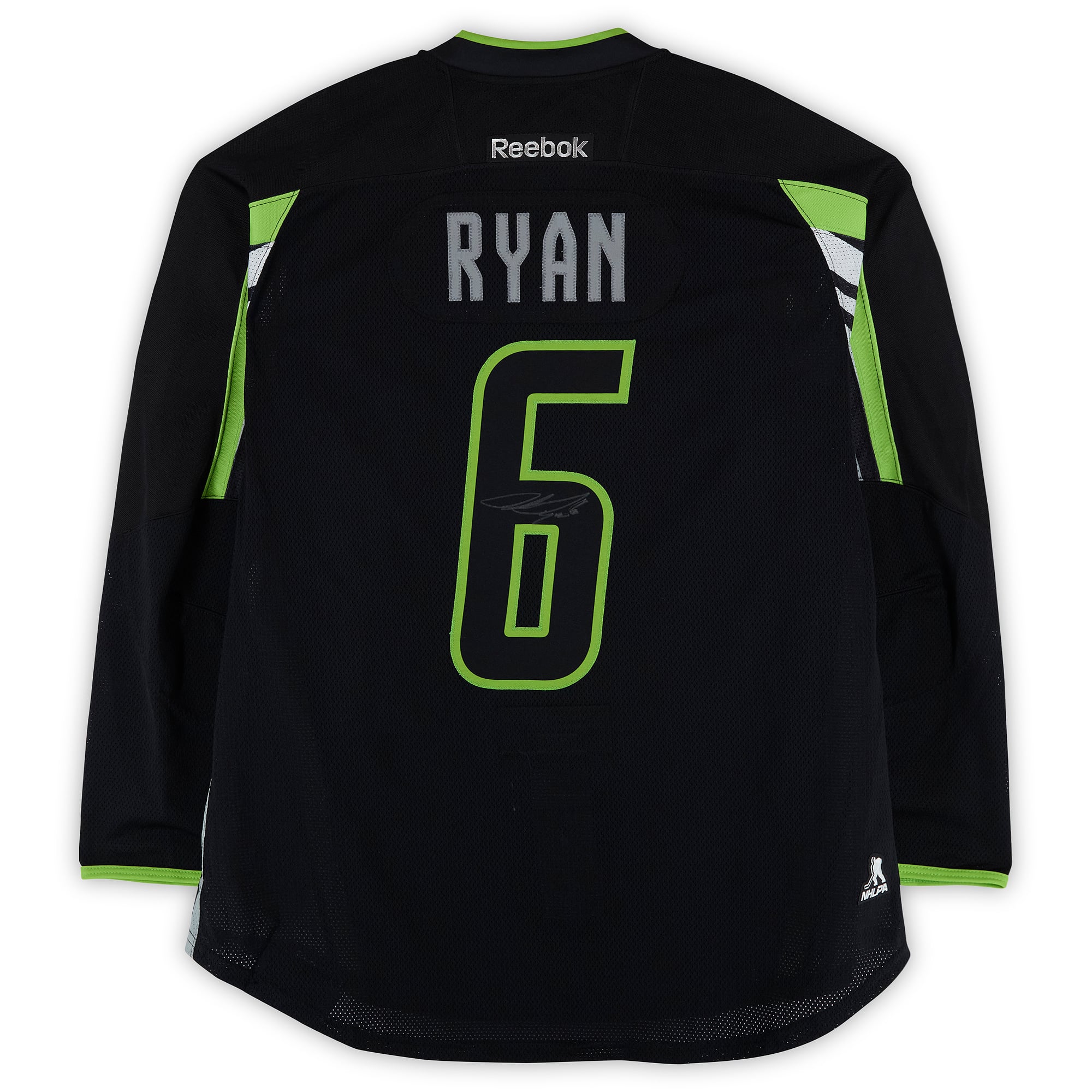 Bobby Ryan Team Foligno Autographed Game-Used #6 Black Reebok Jersey from the 2015 NHL All-Star Game
