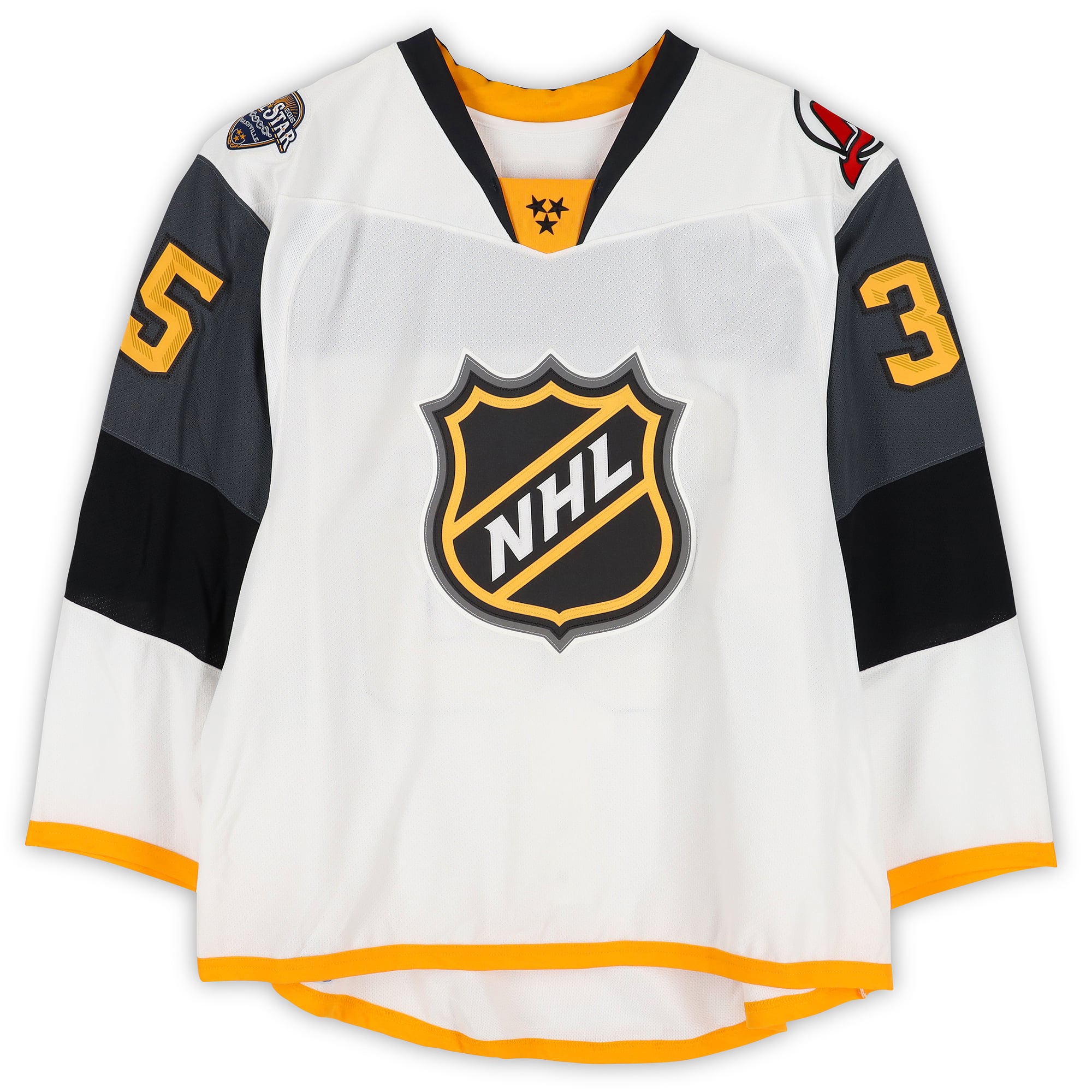 Cory Schneider Metropolitan Division Game-Used #35 White Reebok Jersey from the 2016 NHL All-Star Game