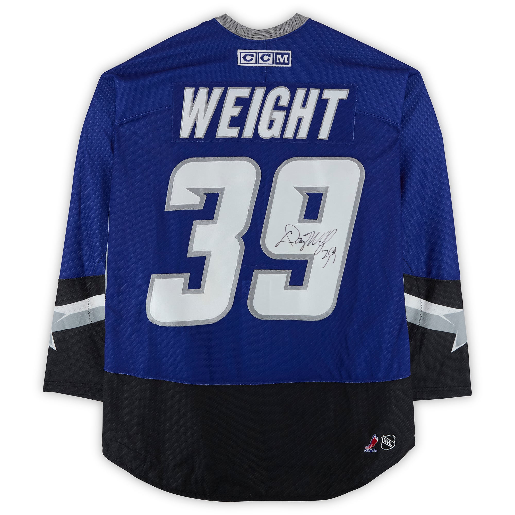 Doug Weight Western Conference Autographed Game-Used #39 Blue CCM Jersey from the 2003 NHL All-Star Game