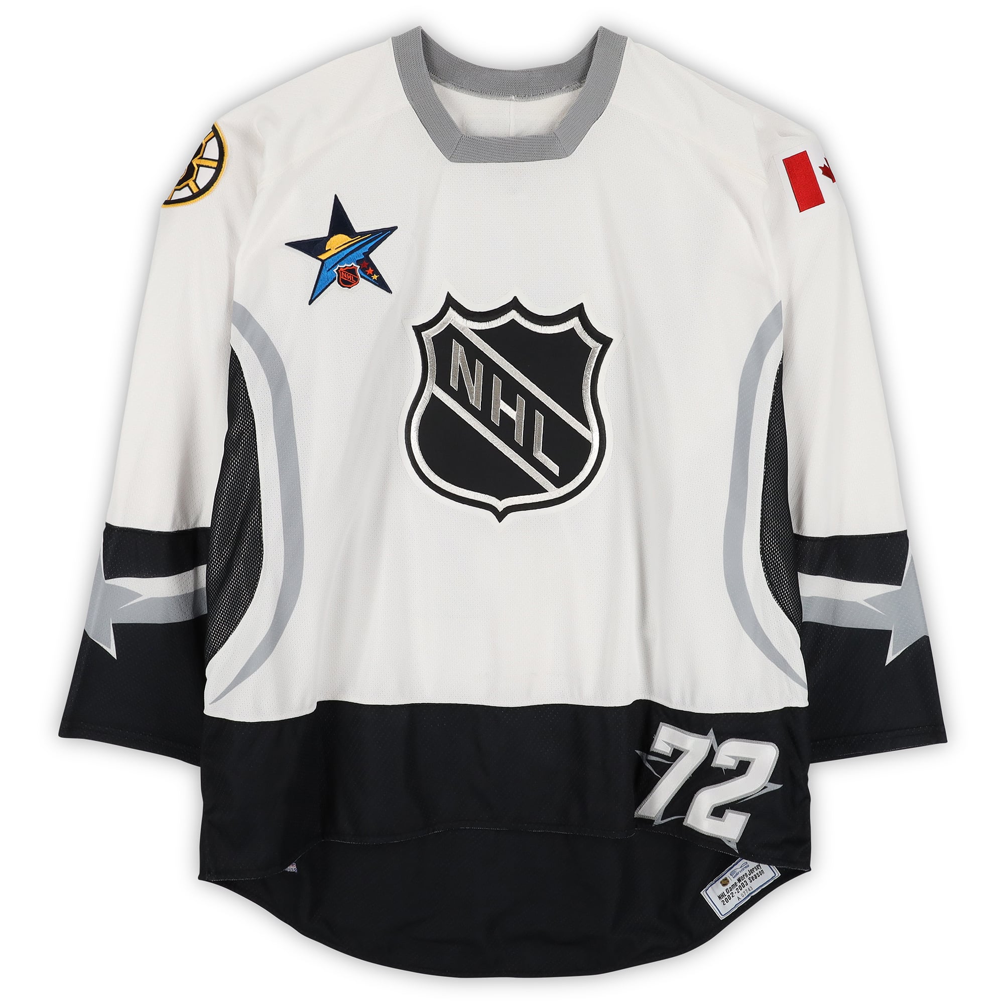Glen Murray Eastern Conference Autographed Game-Used #72 White CCM Jersey from the 2003 NHL All-Star Game