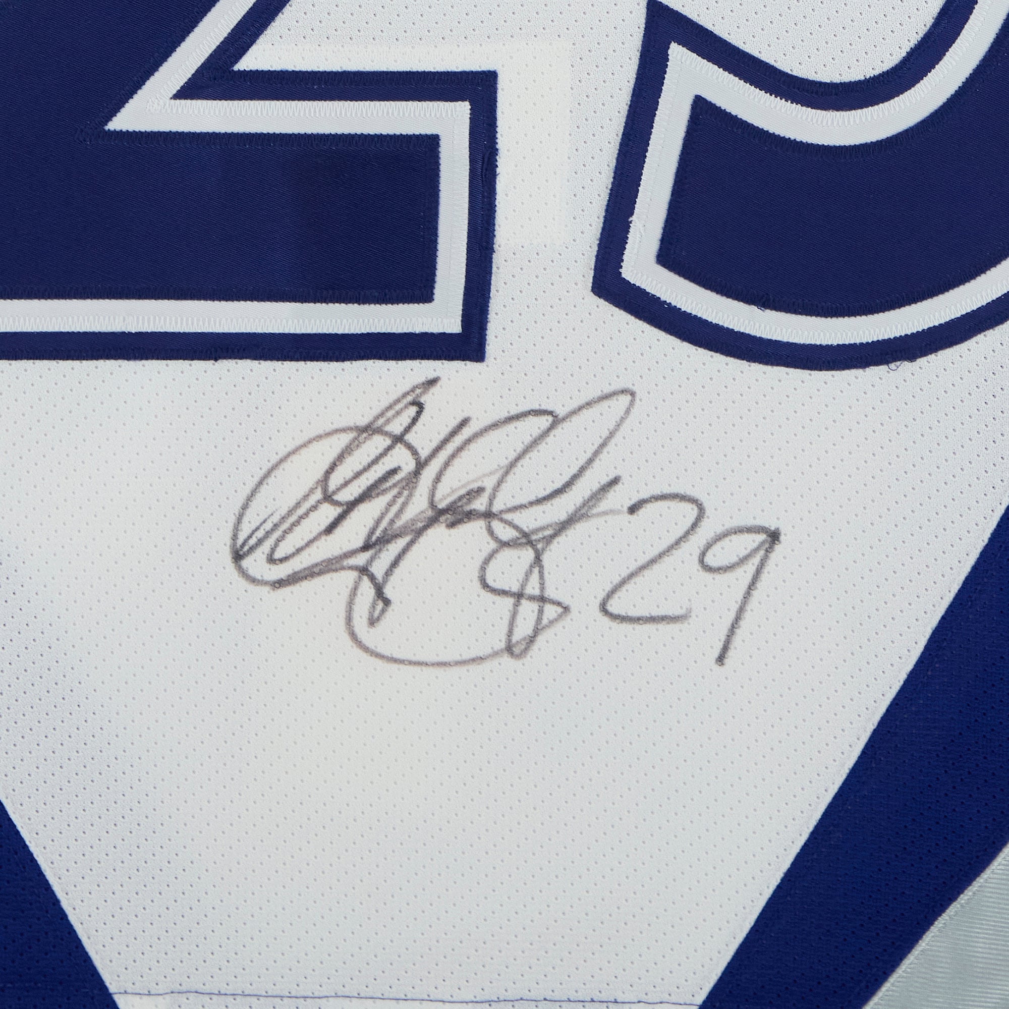 Igor Kravchuk Team World Autographed Game-Used #29 White Jersey from the 1998 NHL All-Star Game