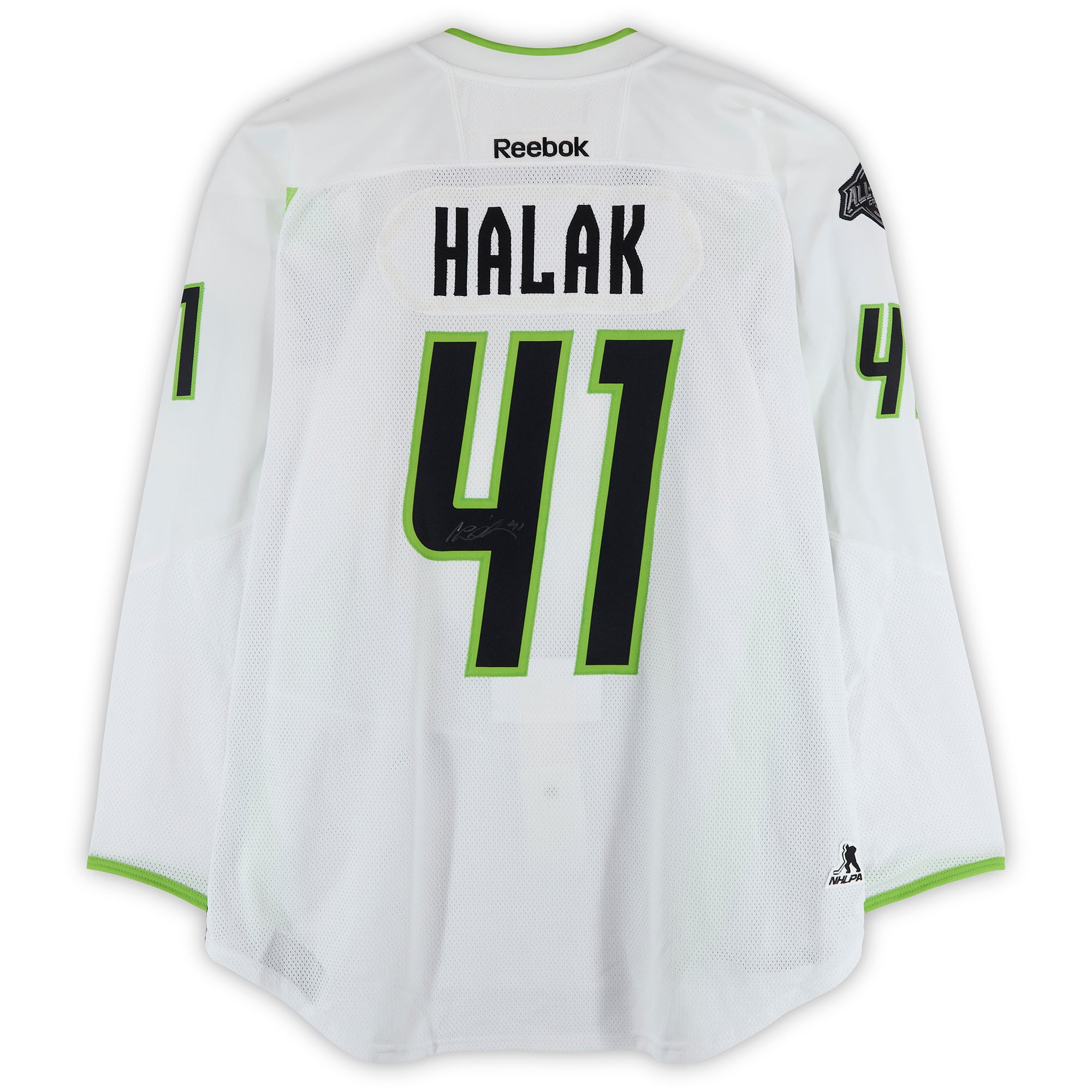 Jaroslav Halak Team Toews Autographed Player-Issued #41 White Reebok Jersey from the 2015 NHL All-Star Game