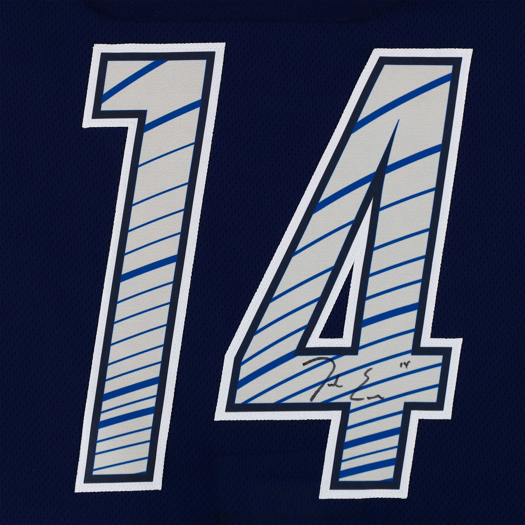 Jordan Eberle Team Chara Autographed Game-Used #14 Blue Jersey from the 2012 NHL All-Star Game