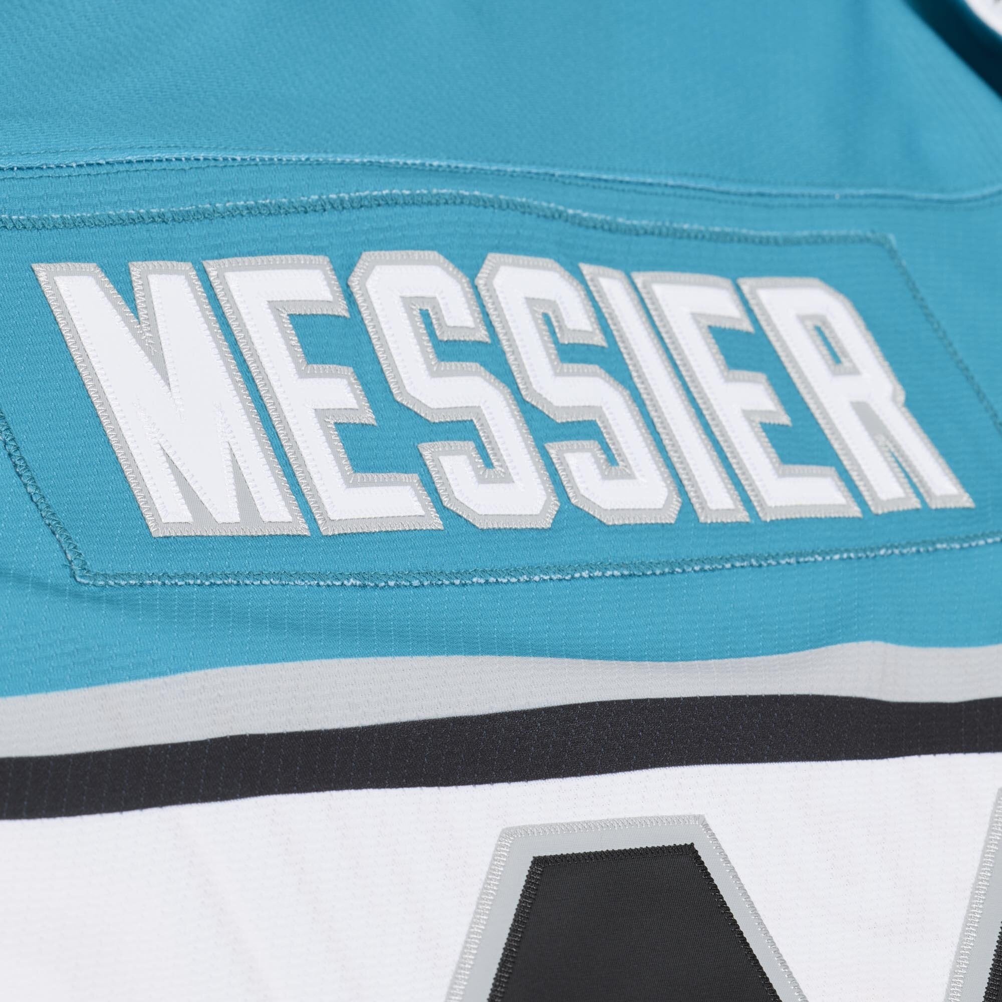 Men's Mitchell & Ness Mark Messier Teal 1997 NHL All-Star Game Power Play Jersey