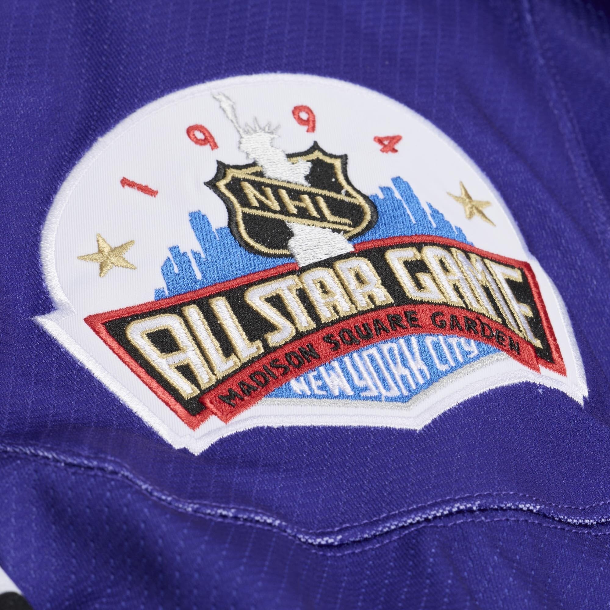 Men's Mitchell & Ness Wayne Gretzky Purple 1994 NHL All-Star Game Power Play Jersey