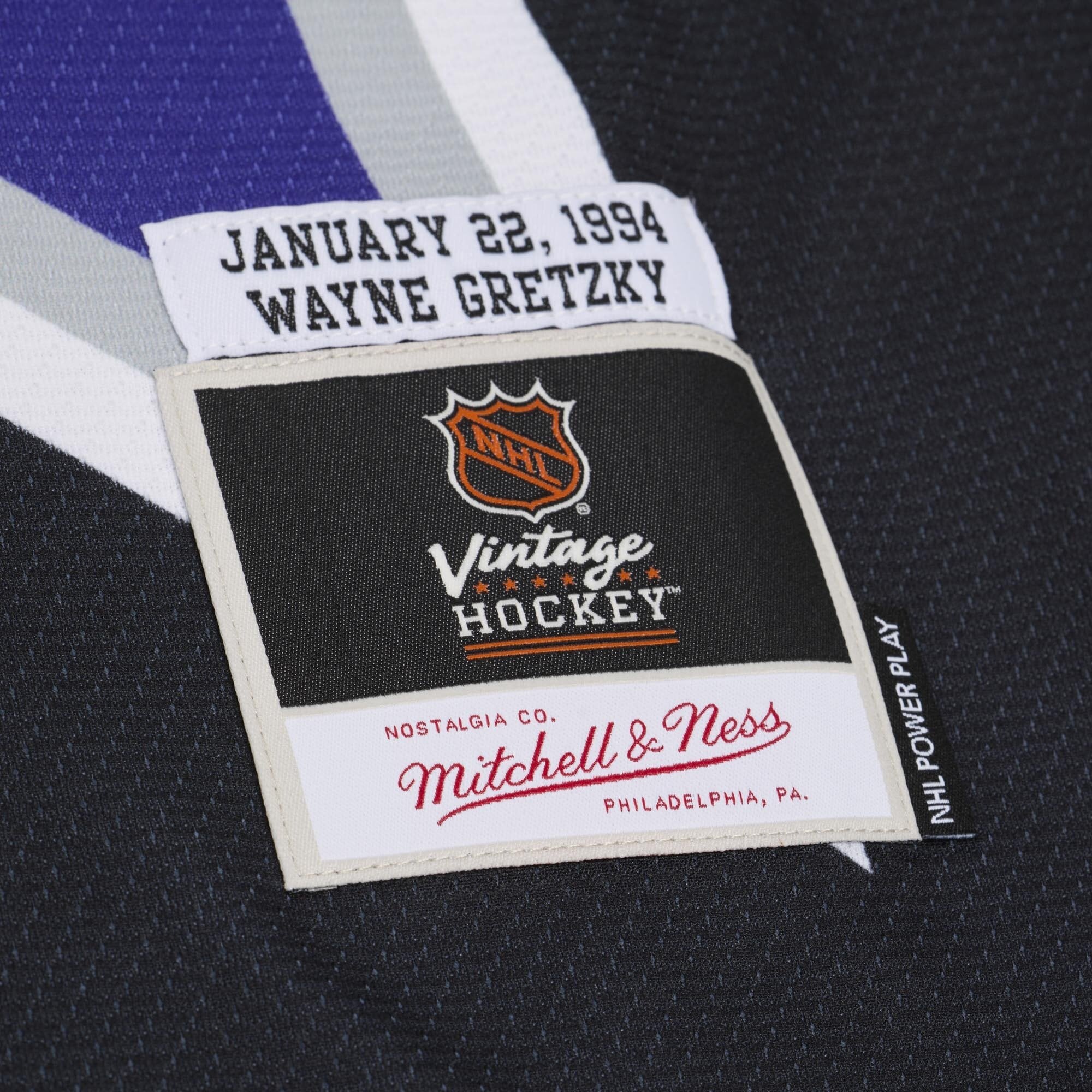 Men's Mitchell & Ness Wayne Gretzky Purple 1994 NHL All-Star Game Power Play Jersey