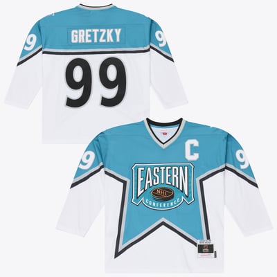 Wayne Gretzky 1997 NHL All-Star Game Mitchell & Ness Power Play Jersey - Teal