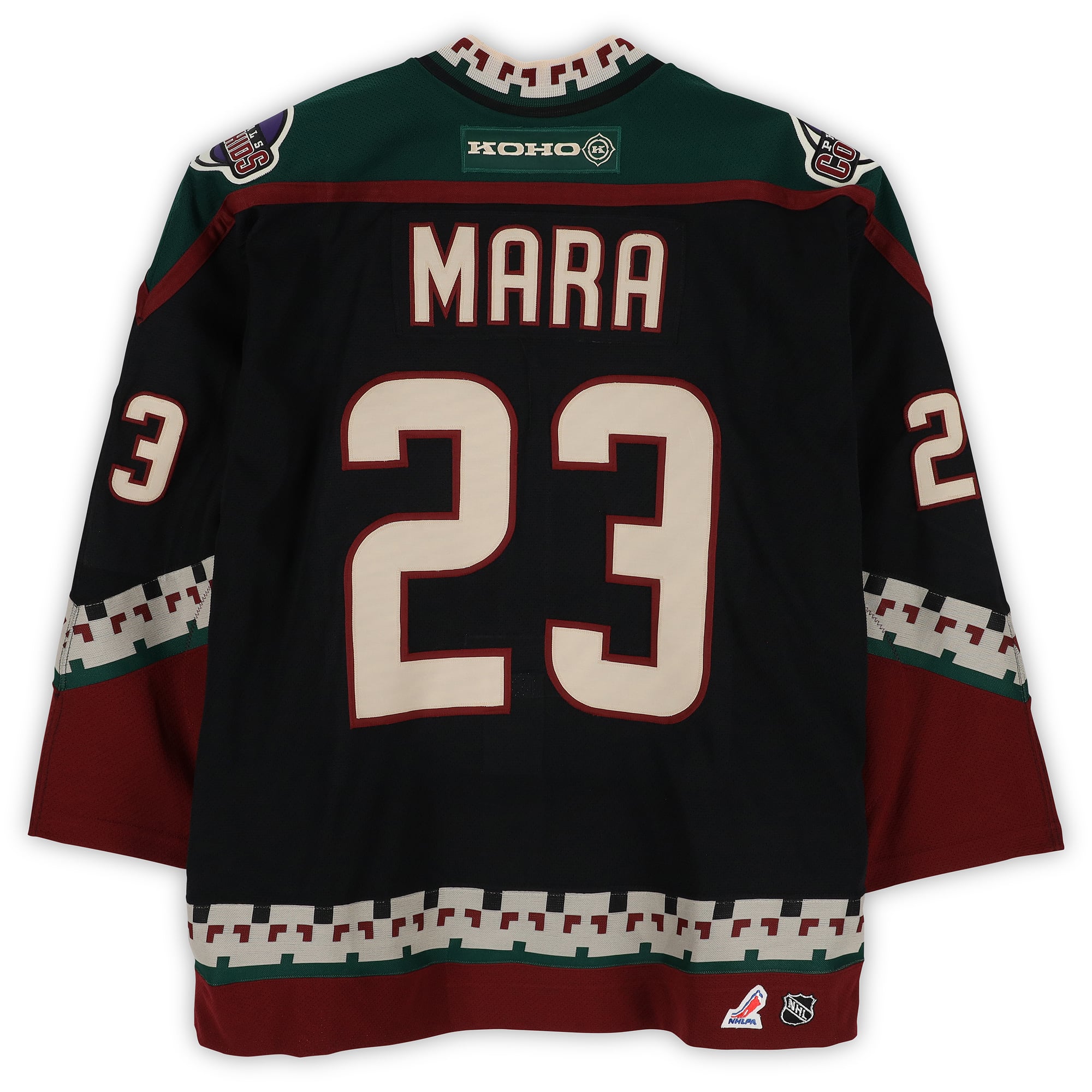 Paul Mara Team Melrose Game-Used #23 Black Jersey from the 2002 NHL YoungStars Game