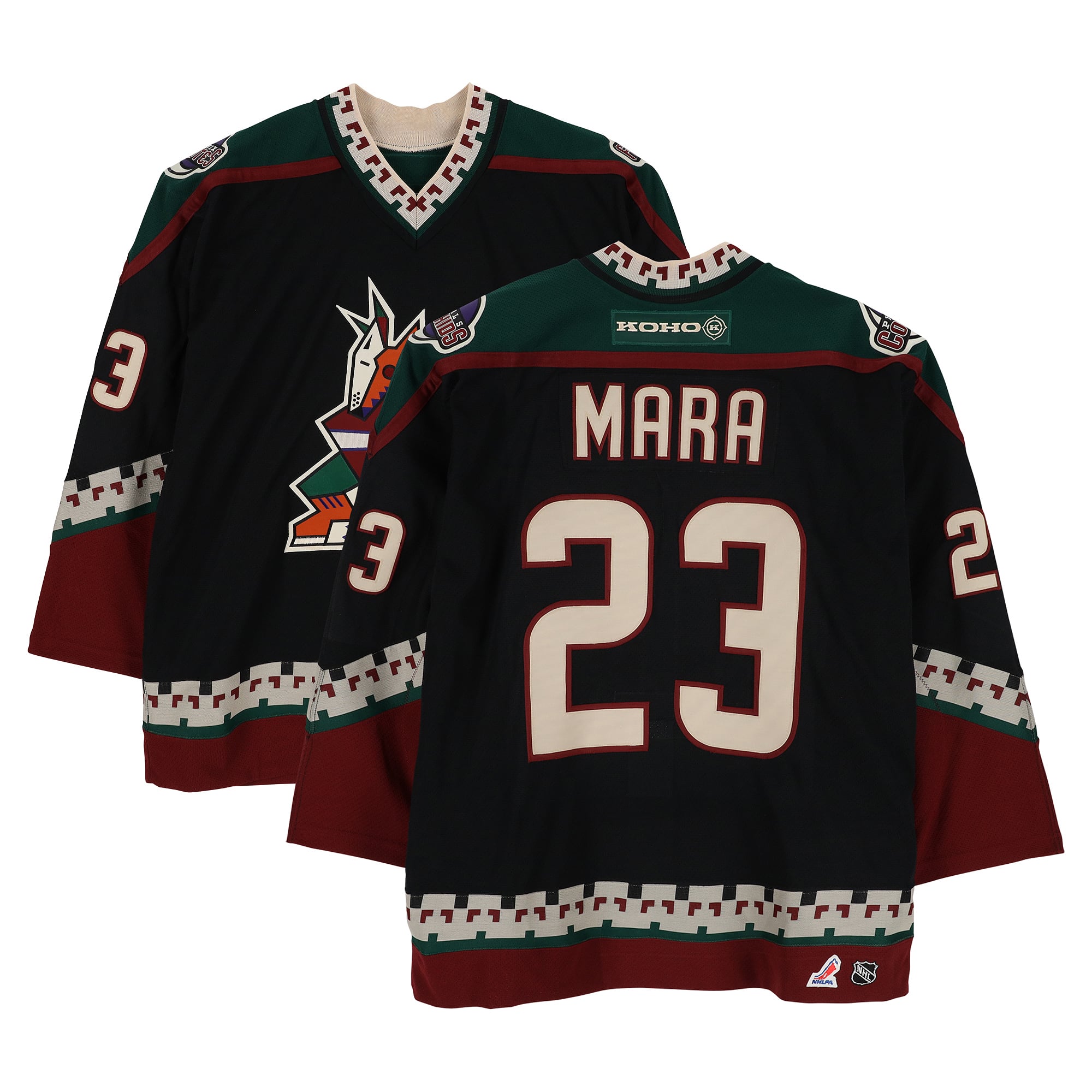 Paul Mara Team Melrose Game-Used #23 Black Jersey from the 2002 NHL YoungStars Game