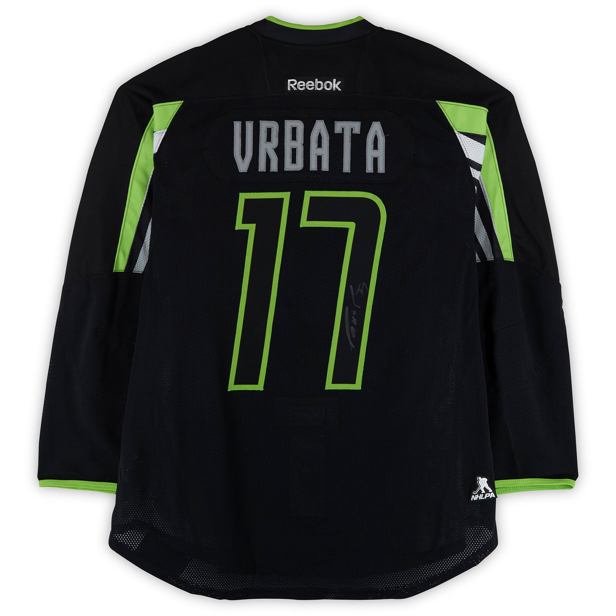 Radim Vrbata Team Foligno Autographed Game-Used #17 Black Reebok Jersey from the 2015 NHL All-Star Game