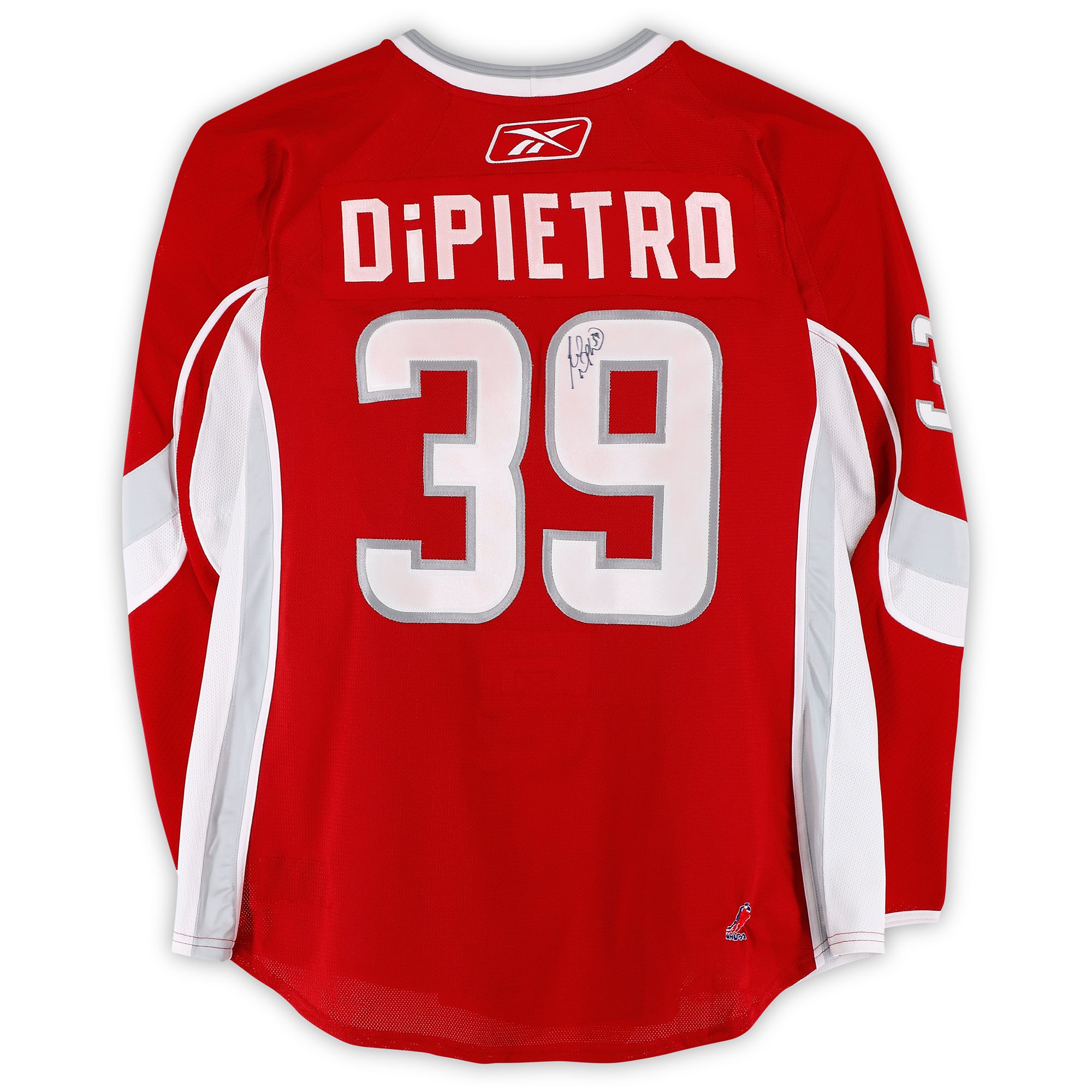 Rick DiPietro Eastern Conference Autographed Game-Used #39 Red Jersey from the 2008 NHL All-Star Game