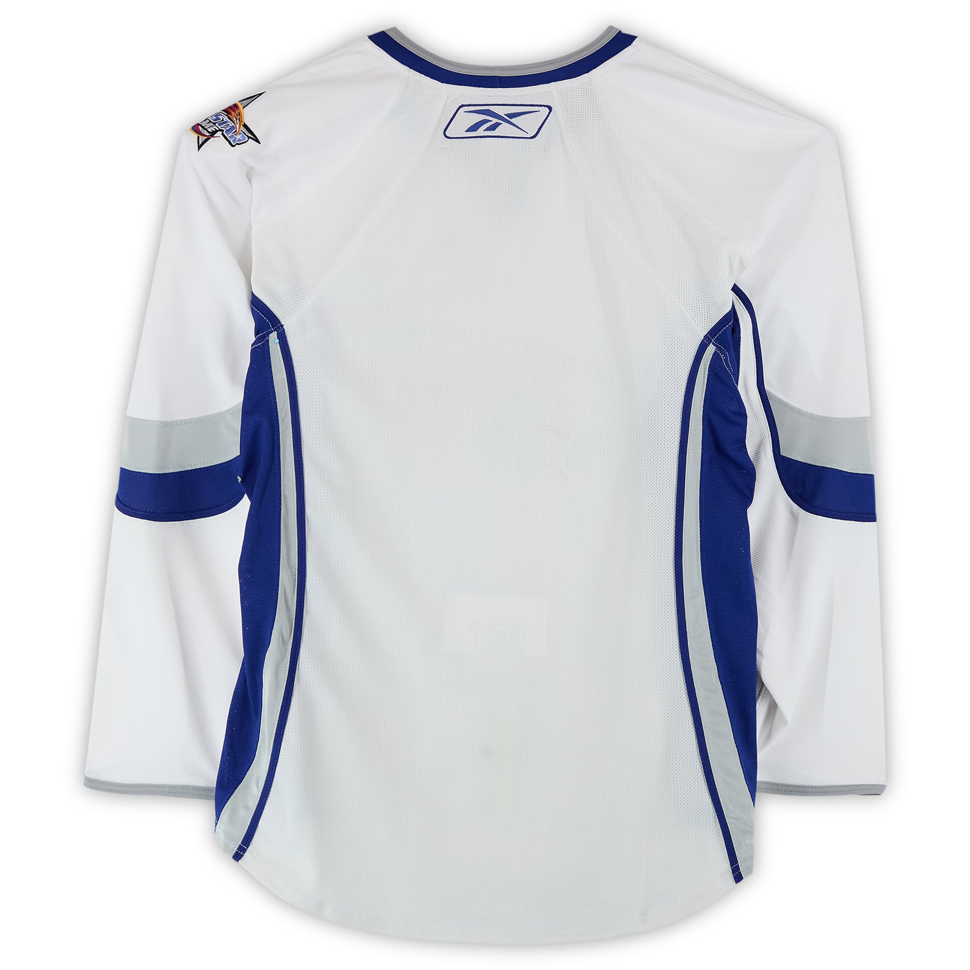 Maillot blanc autographié de Rick Nash (Conférence Ouest) lors du Match des étoiles de la LNH 2008.