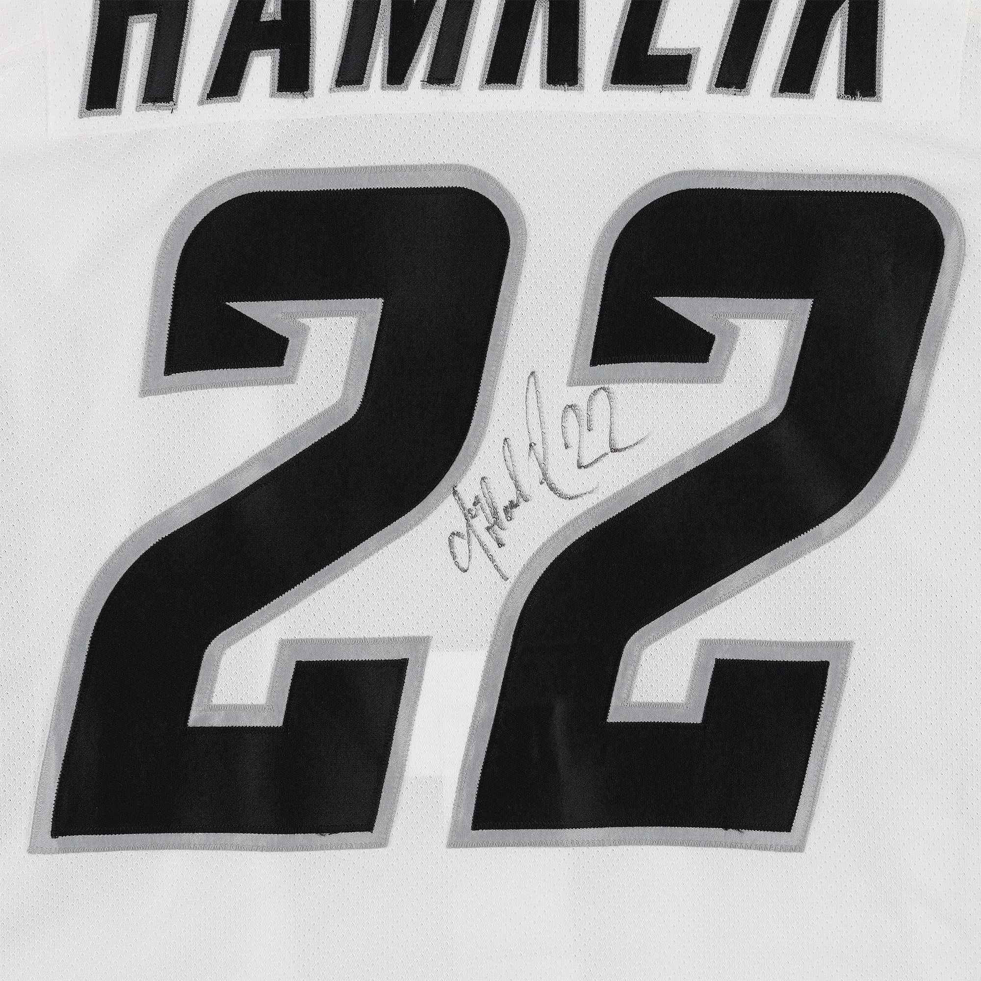 Roman Hamrlik Eastern Conference Autographed Game-Used #22 White CCM Jersey from the 2003 NHL All-Star Game