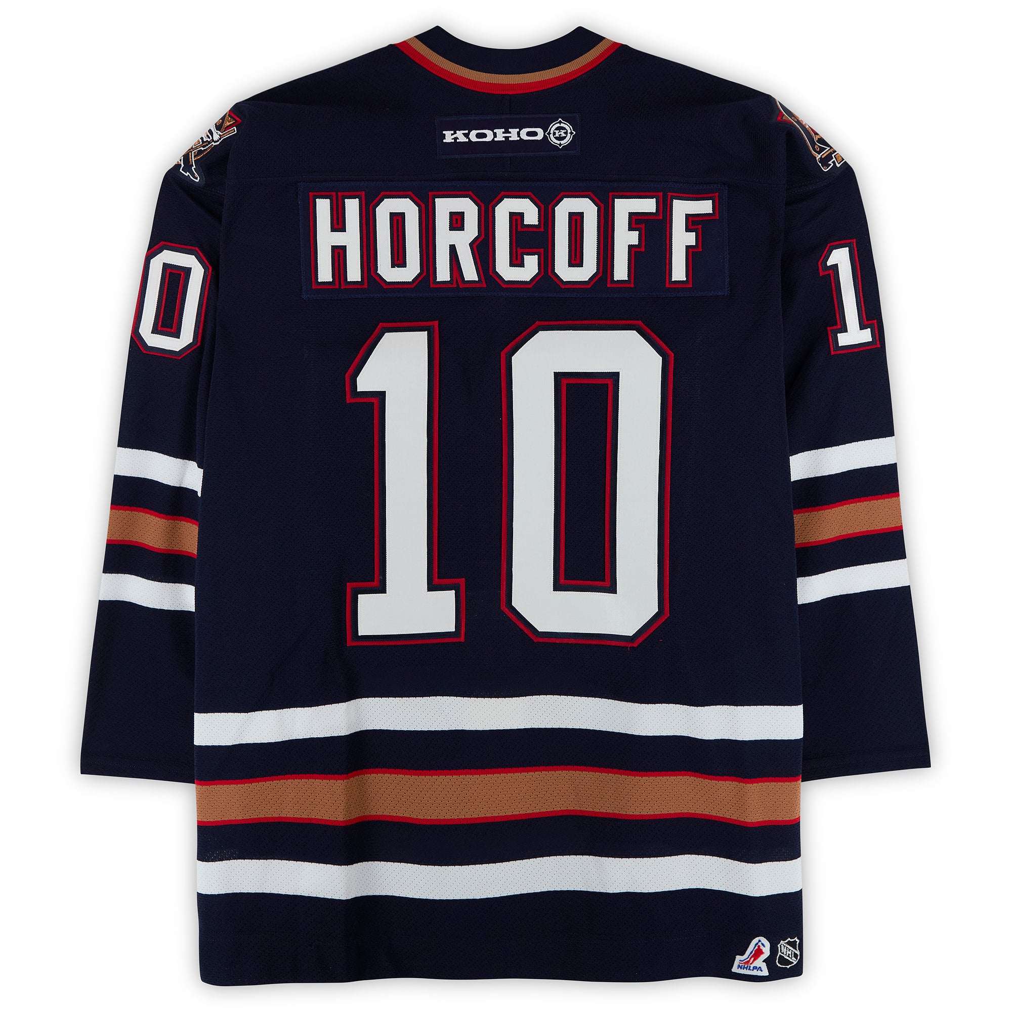 Shawn Horcoff Edmonton Oilers Game-Used #10 Navy KOHO Jersey from the 2003 NHL YoungStars Game
