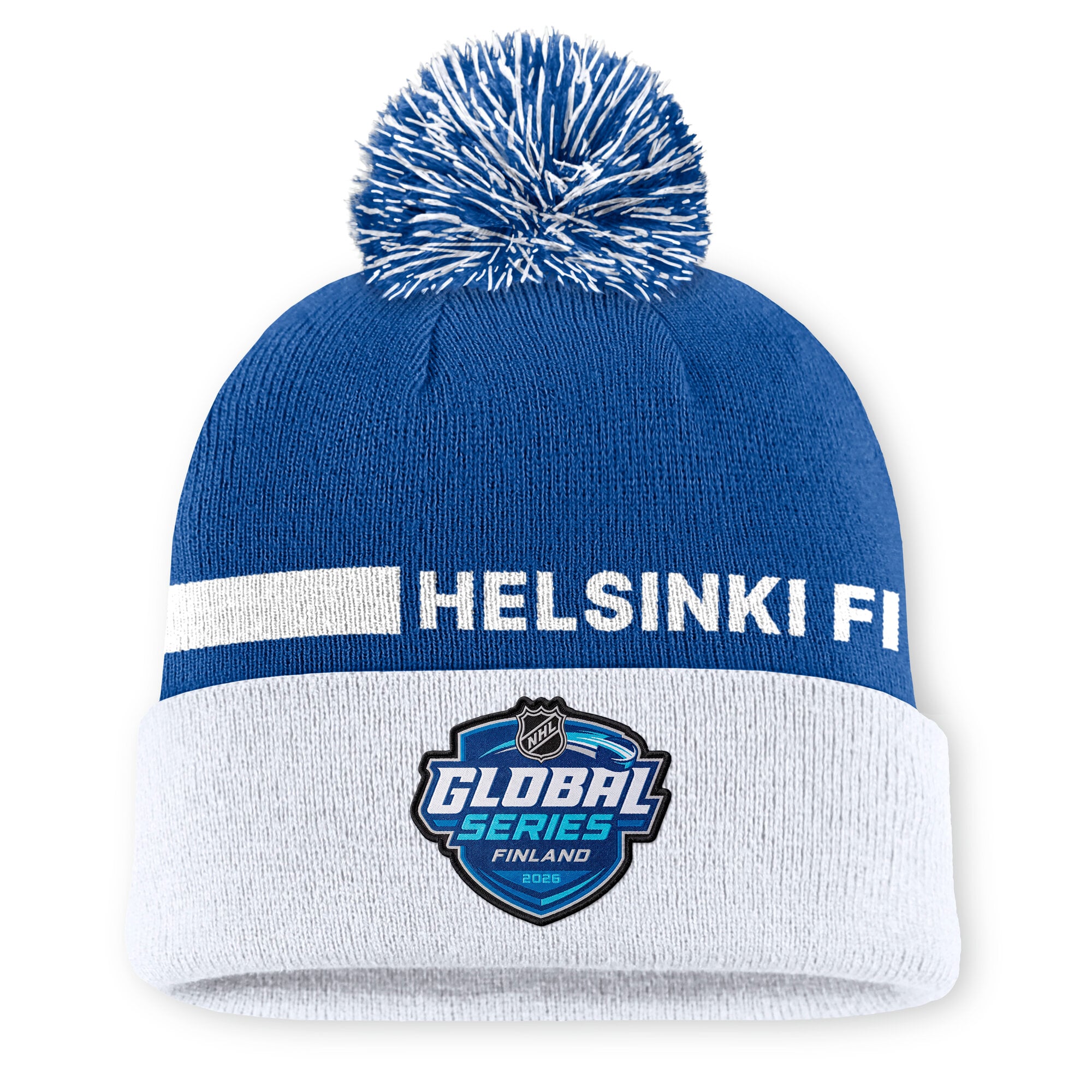 NHL Finland Global Series 2026 Cuffed Beanie W/Pom