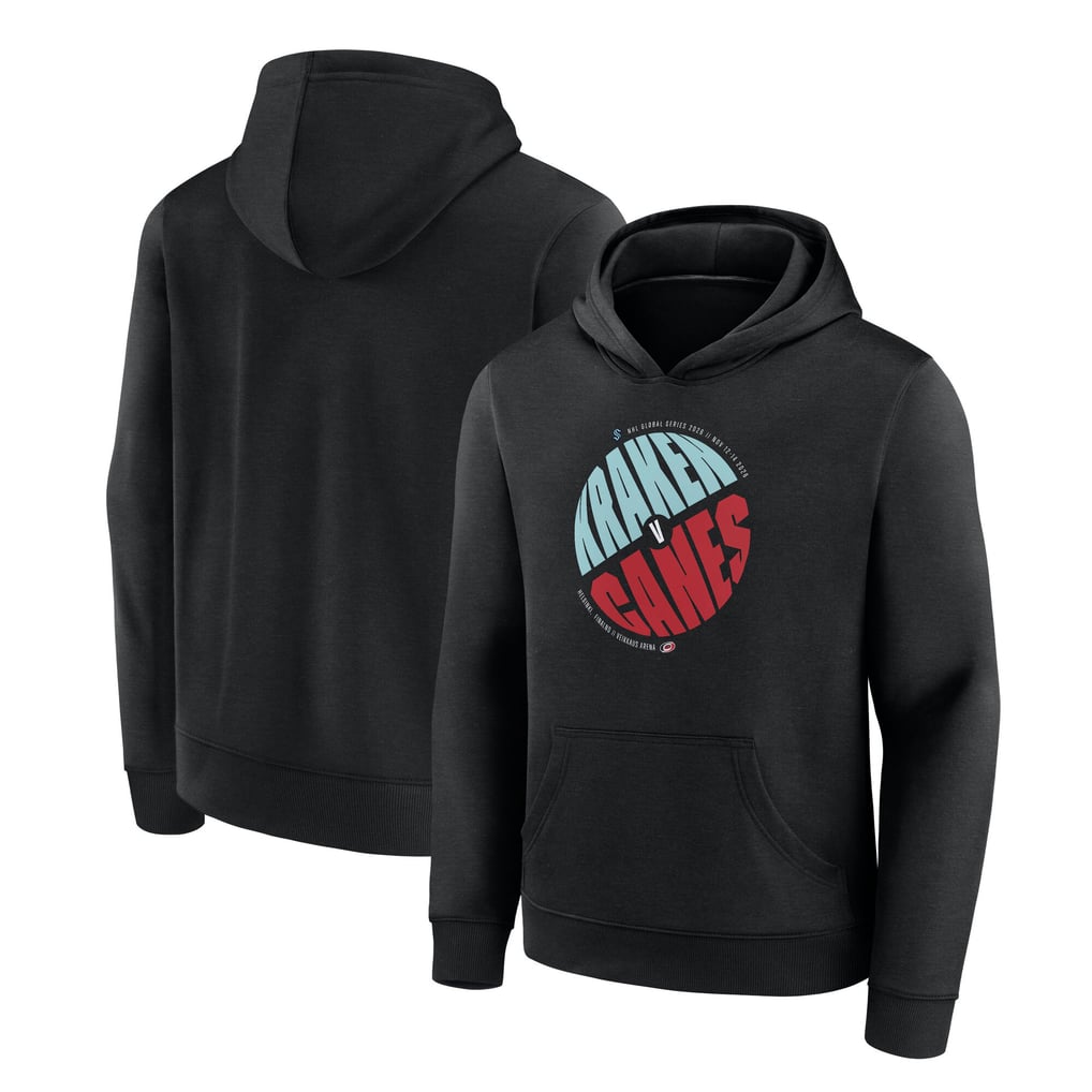 NHL Global Series 2026 Match Up hoodie - Hurricanes vs Kraken - Junior