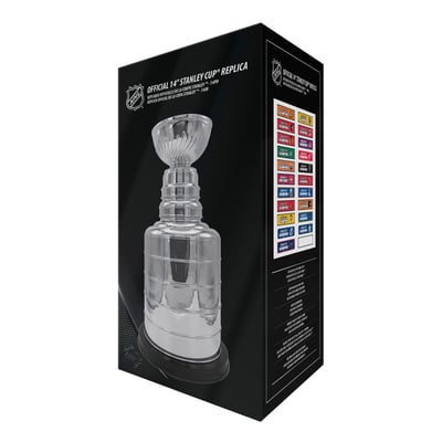 NHL Woodrow 14'' Replica NHL Stanley Cup with Multi-Team Stickers