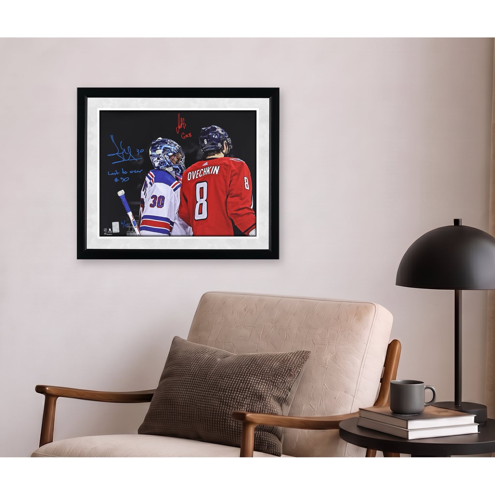 Alex Ovechkin & Henrik Lundqvist Autographed 16" x 20" Spotlight Photograph with Multiple Inscriptions - Limited Edition of 10