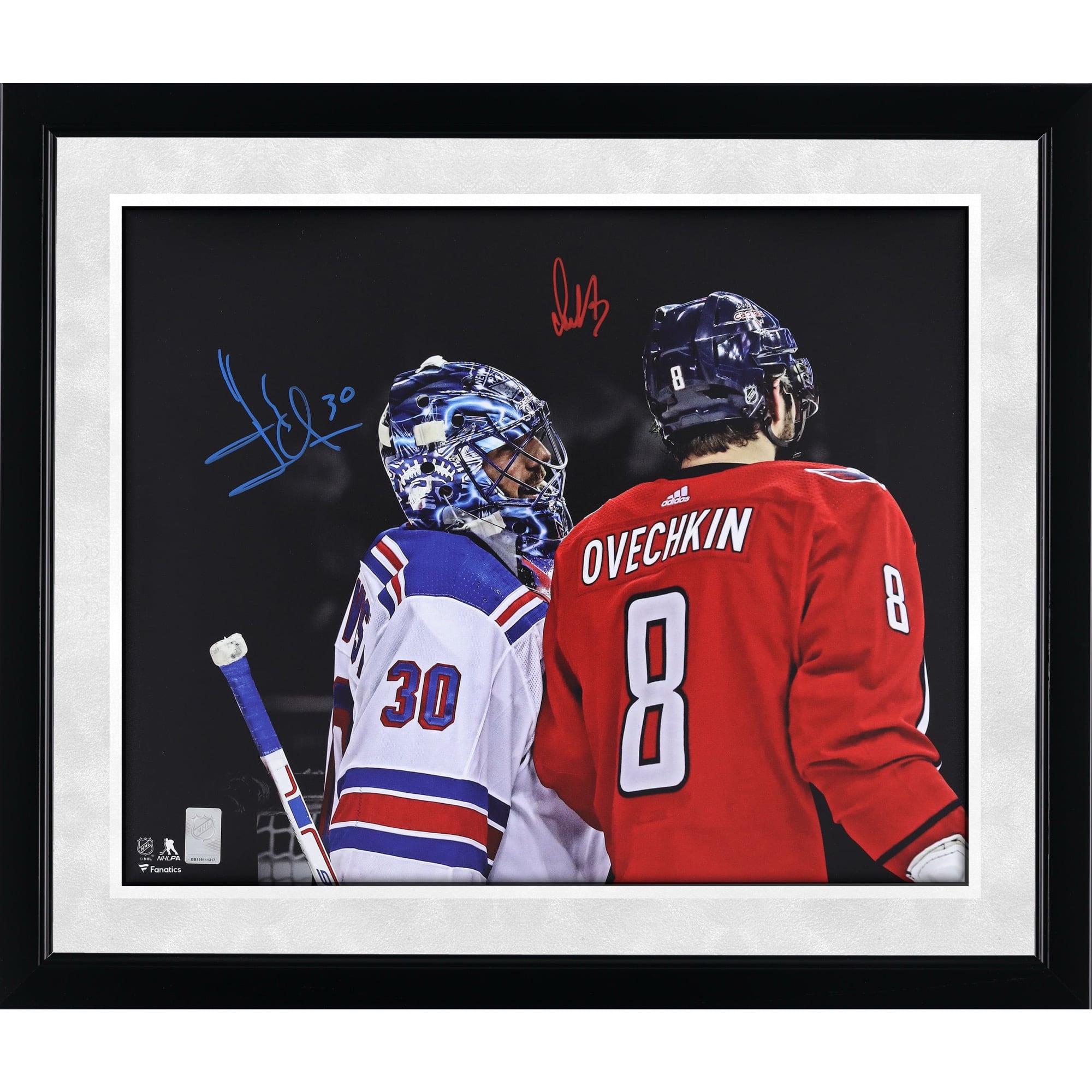 Alex Ovechkin & Henrik Lundqvist Autographed 16" x 20" Spotlight Photograph